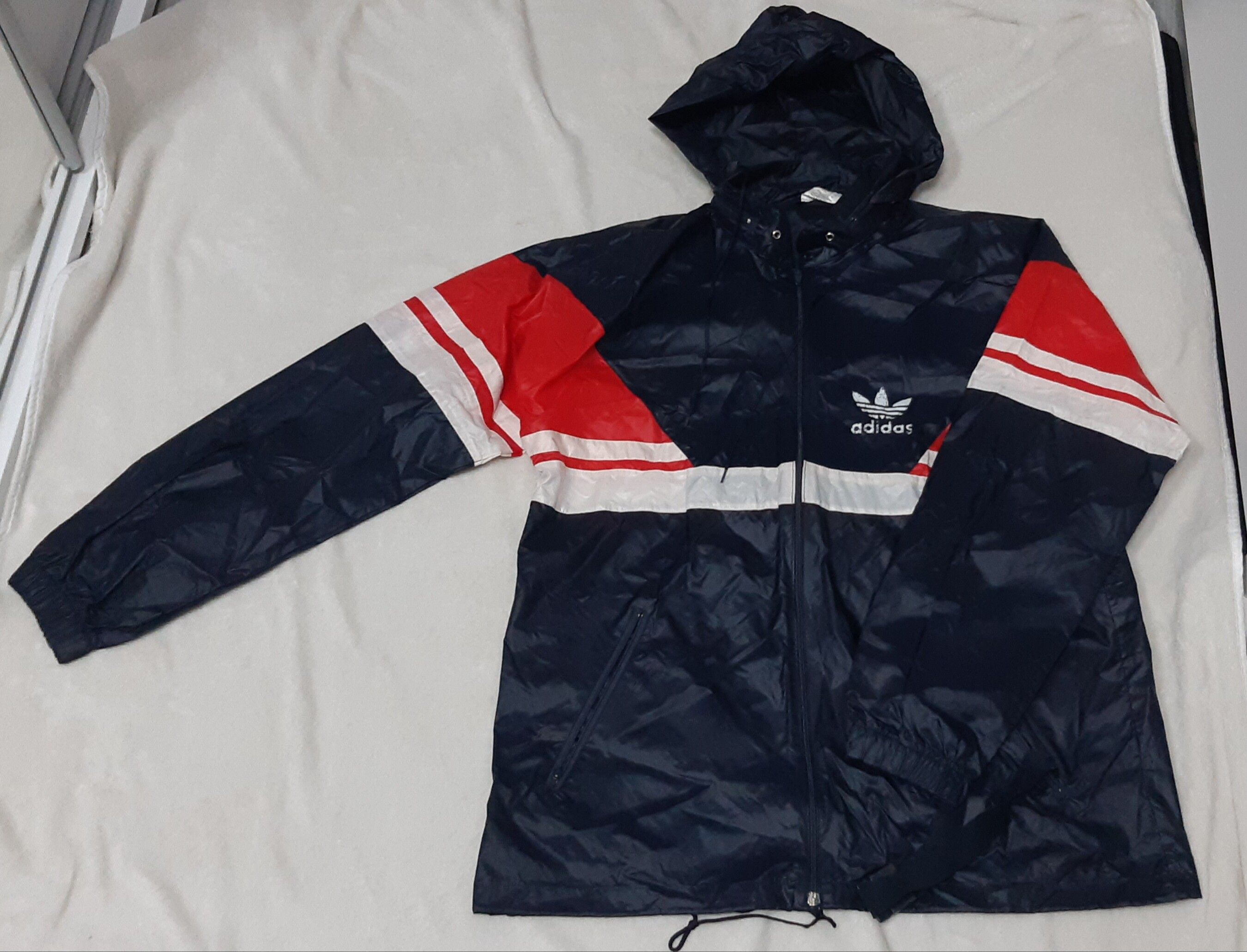 Adidas Adidas Vintage 80's Jacket/Raincoat Size US L / EU 52-54 / 3 - 1 Preview