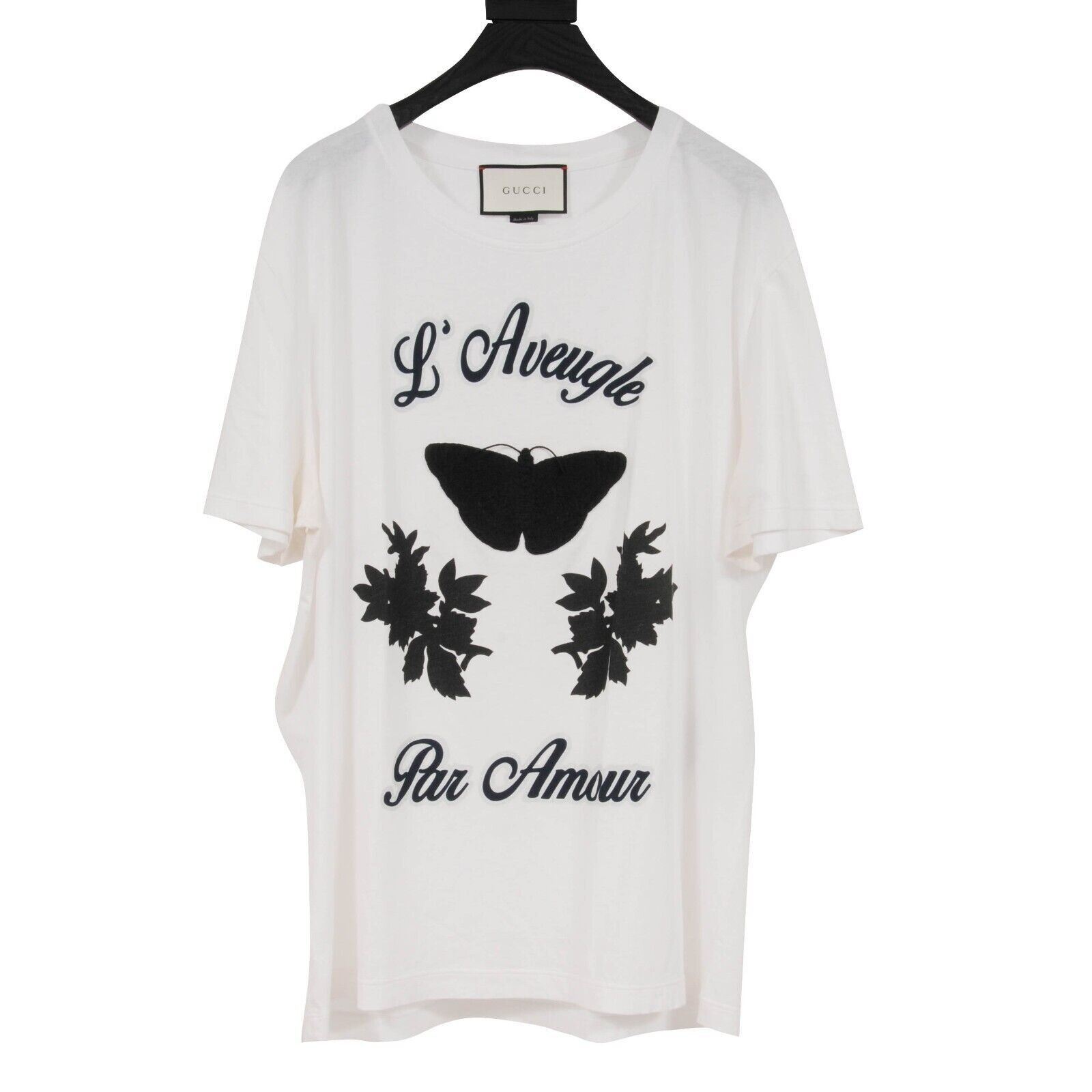 GUCCI L'AVEUGLE PAR AMOUR スウェットシャツ Gucci Bee Accent L'Aveugle Par Amour Sweatshirt - Black