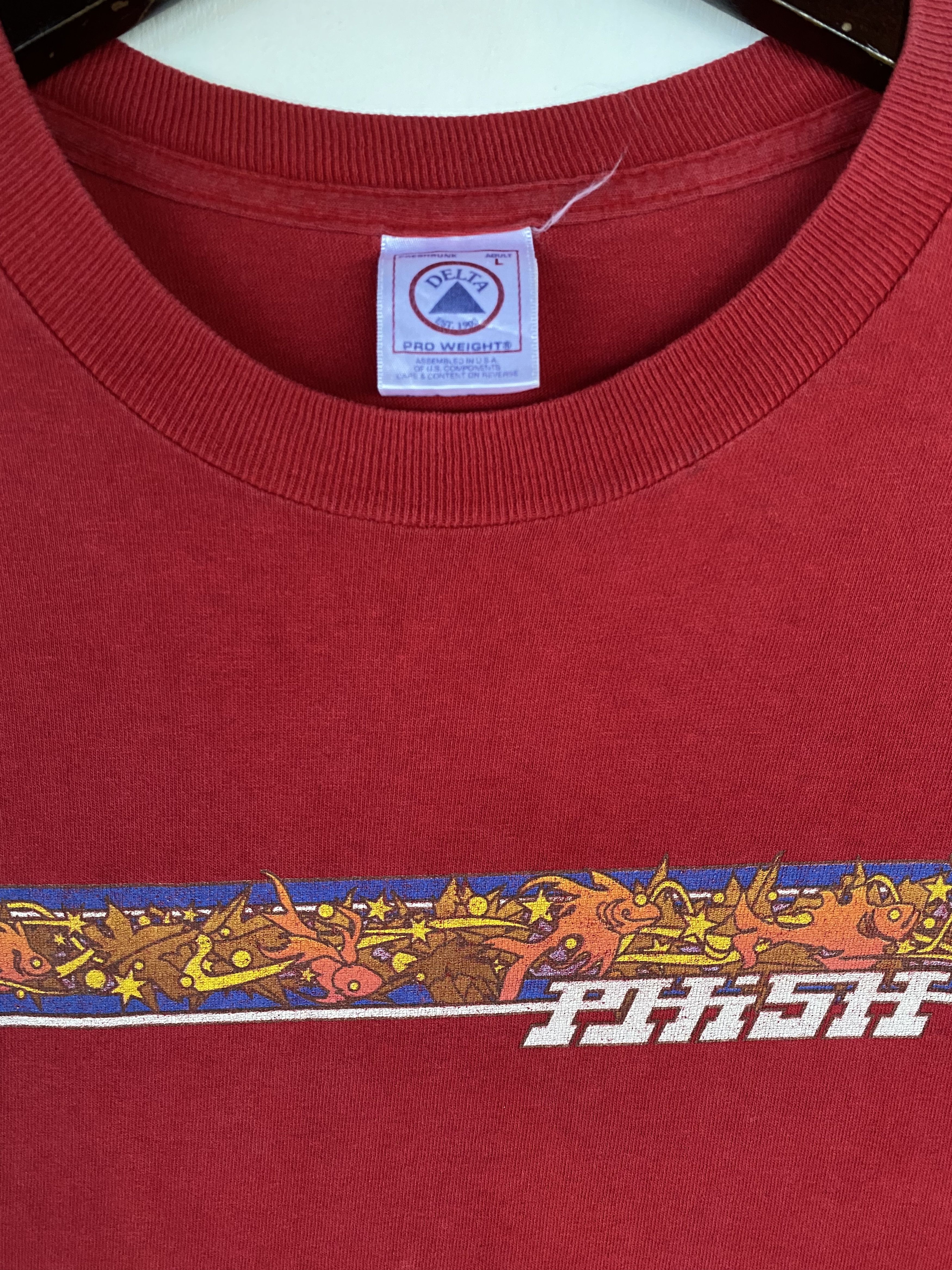 Band Tees 💥VINTAGE PHISH American rock band promo tee t-shirt Size US L / EU 52-54 / 3 - 3 Thumbnail