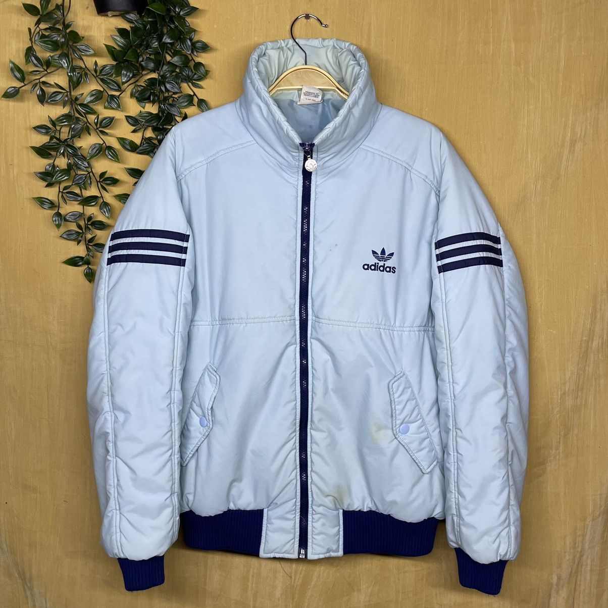 Adidas × Vintage Vintage 80s Adidas W.Germany Light Bomber Jacket Size US M / EU 48-50 / 2 - 1 Thumbnail