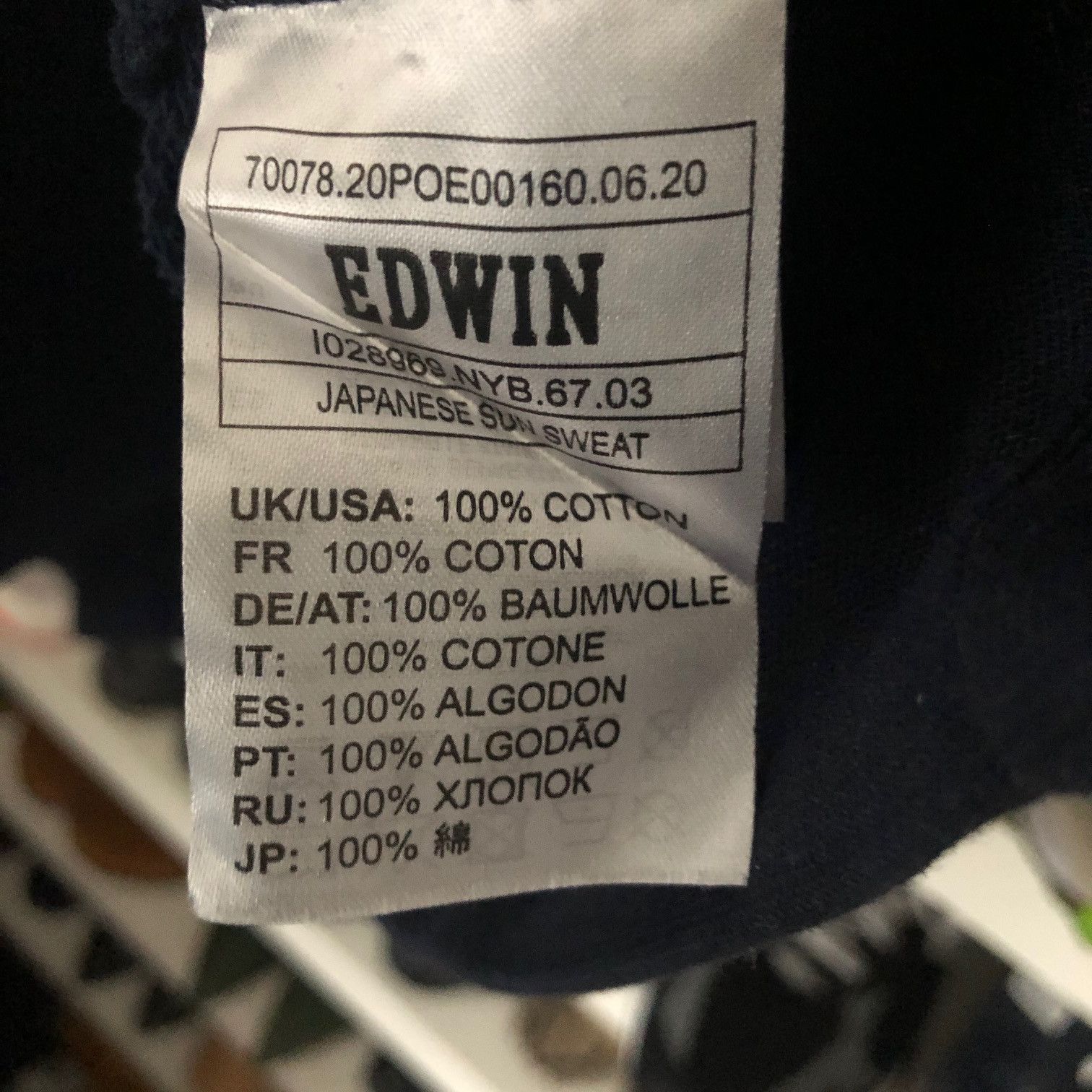 Edwin EDWIN Japanese Sun Sweatshirt Size US XL / EU 56 / 4 - 9 Thumbnail