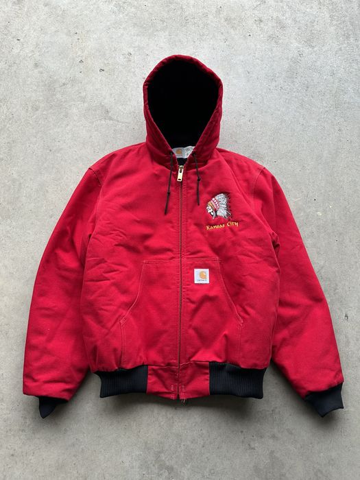 Carhartt Kansas City Chiefs Red Carhartt jacket | Grailed