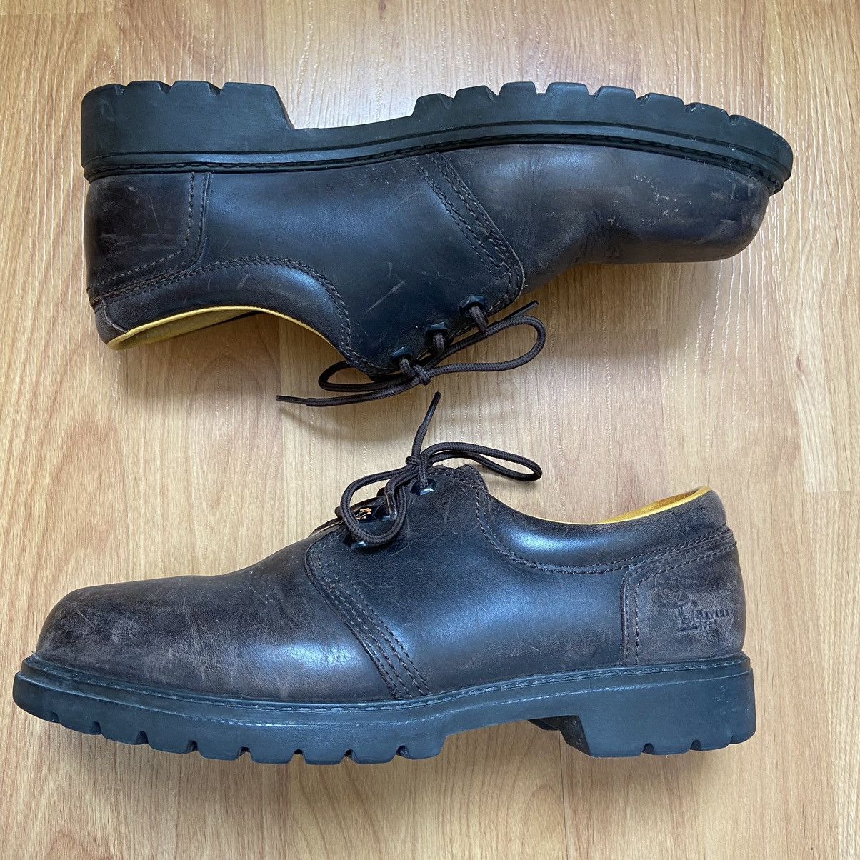 Havana Joe Padded Brown Leather Oxford Shoes Size Men EUR 43