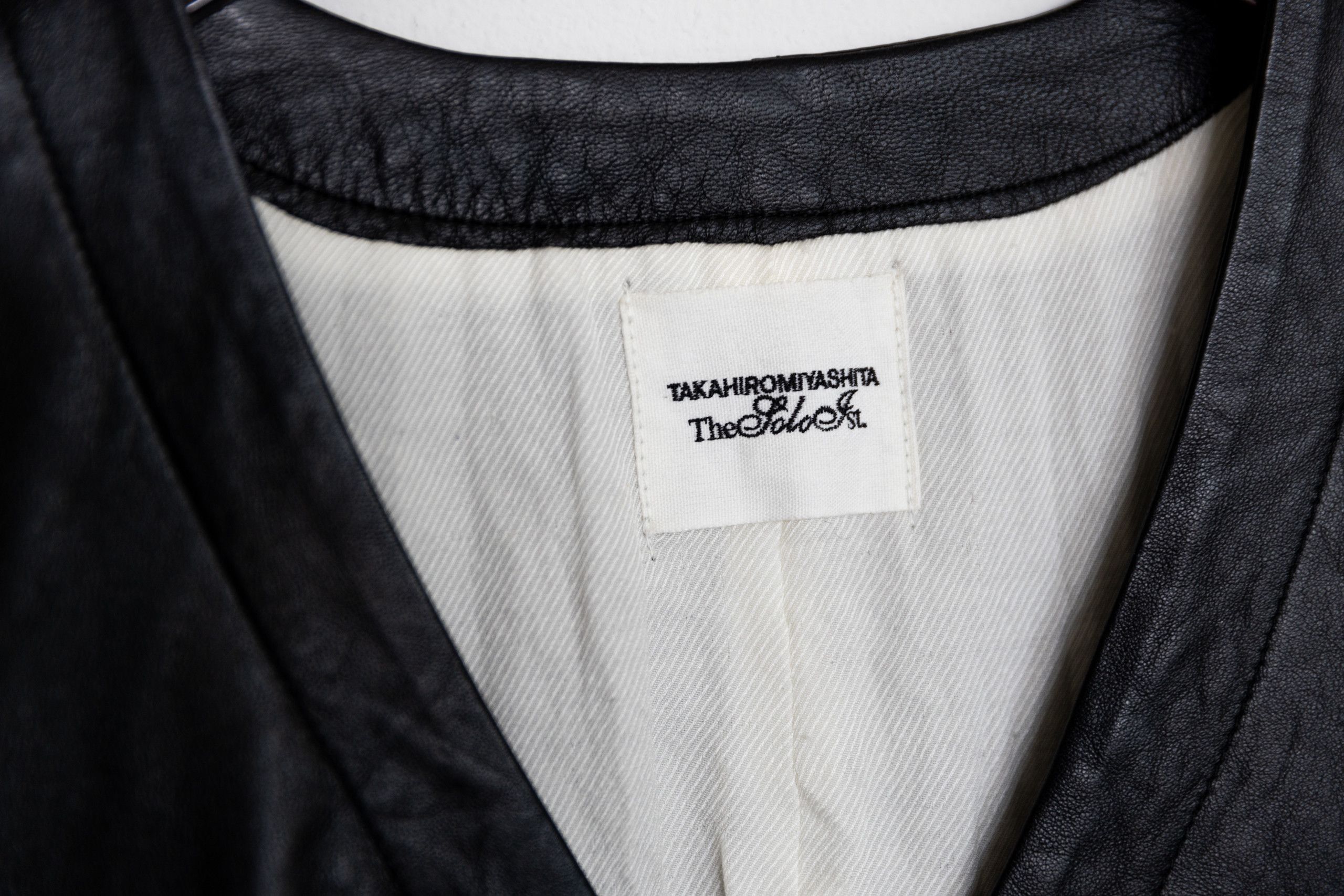 Takahiromiyashita The Soloist. Black leather shirt Size US S / EU 44-46 / 1 - 8 Thumbnail