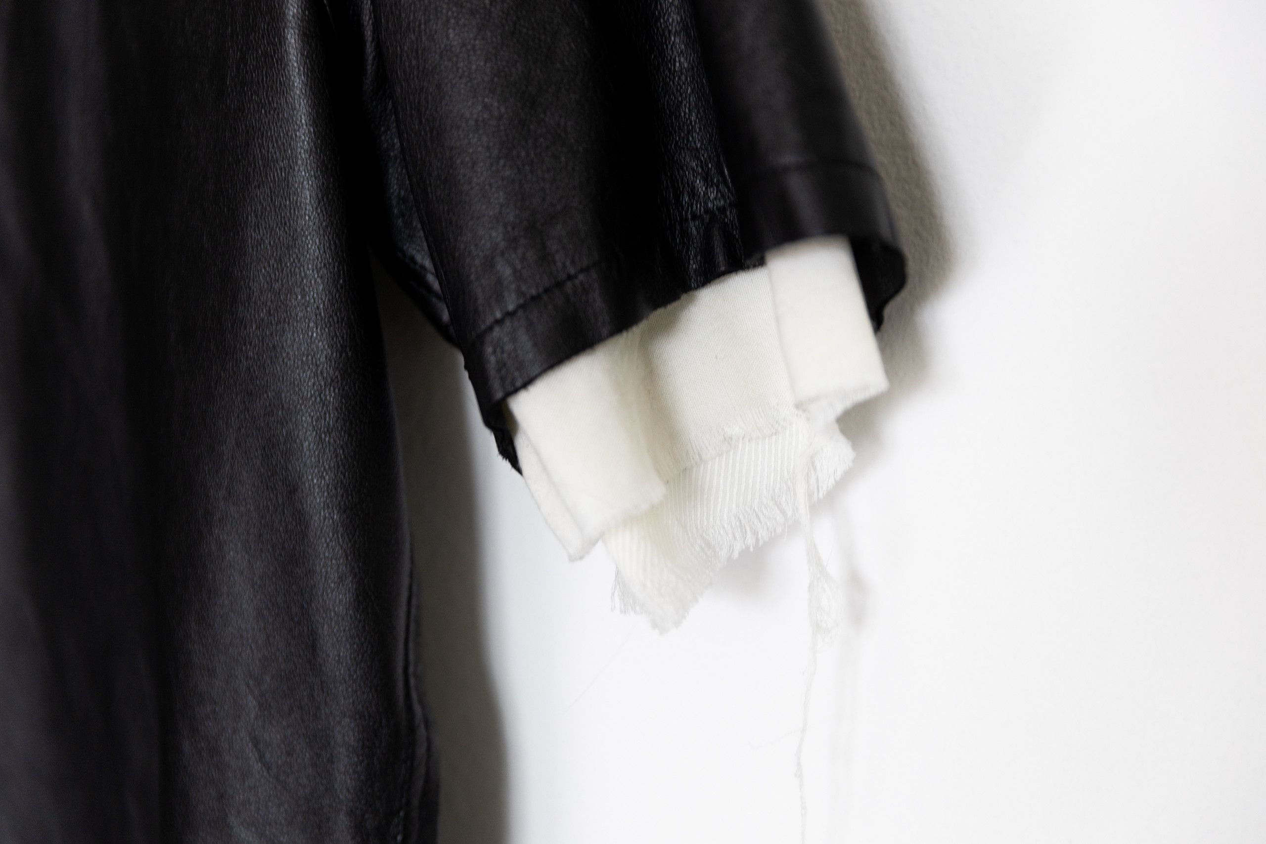 Takahiromiyashita The Soloist. Black leather shirt Size US S / EU 44-46 / 1 - 5 Thumbnail