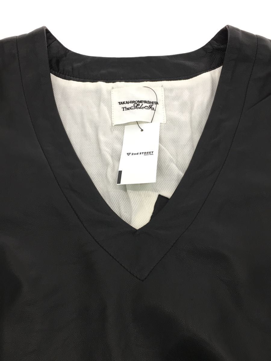 Takahiromiyashita The Soloist. Black leather shirt Size US S / EU 44-46 / 1 - 18 Thumbnail