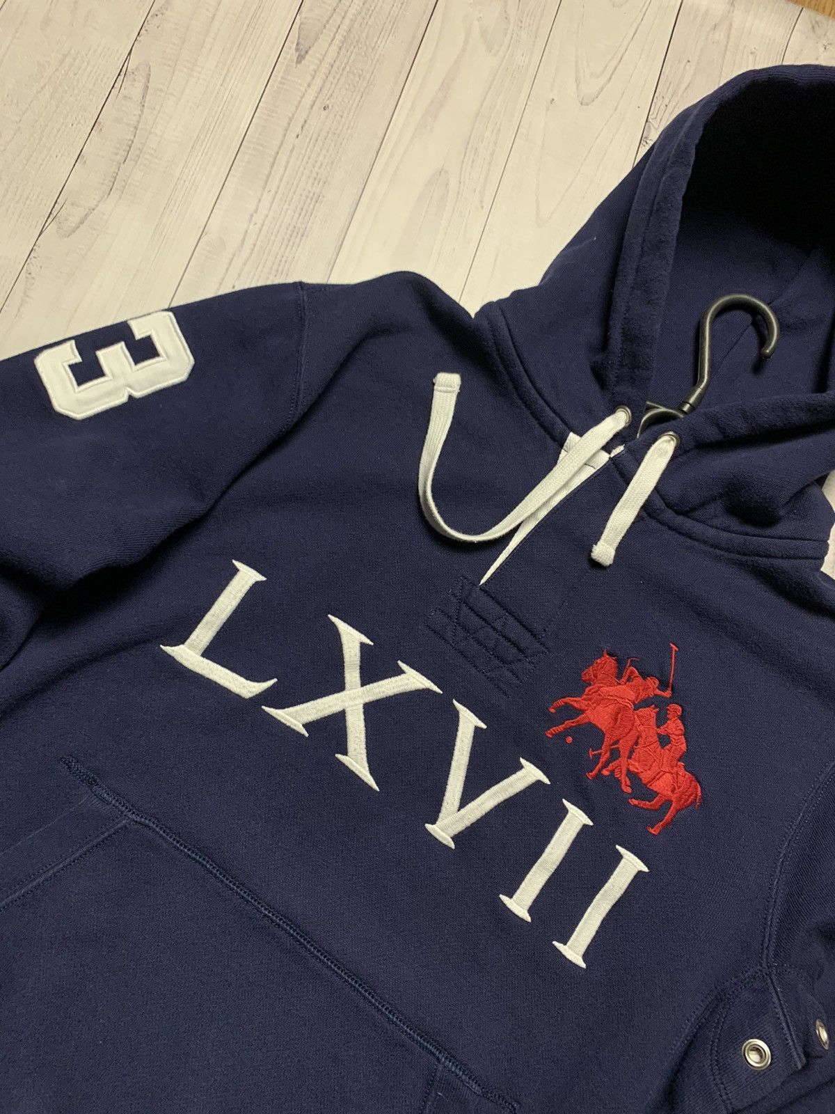Polo Ralph Lauren × Vintage Vintage polo Ralph Lauren 3 big logo hoodie size M Size US M / EU 48-50 / 2 - 4 Thumbnail