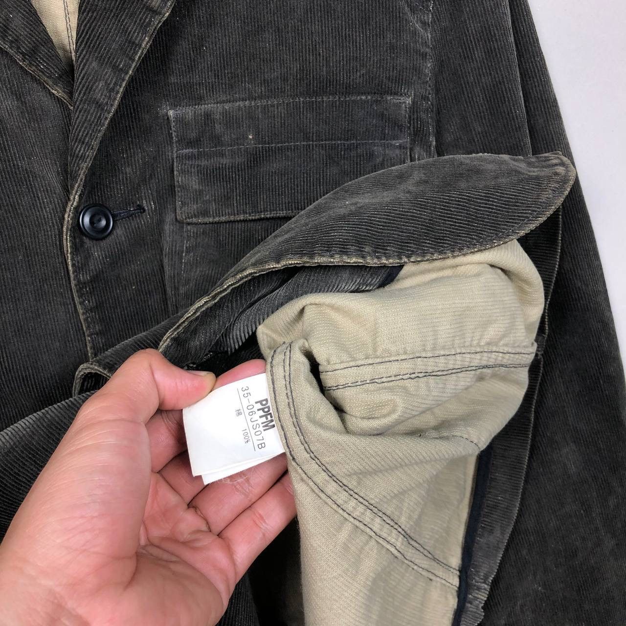 PPFM PPFM Corduroy Brown Army Jacket Harajuku Fashion Size US M / EU 48-50 / 2 - 5 Thumbnail