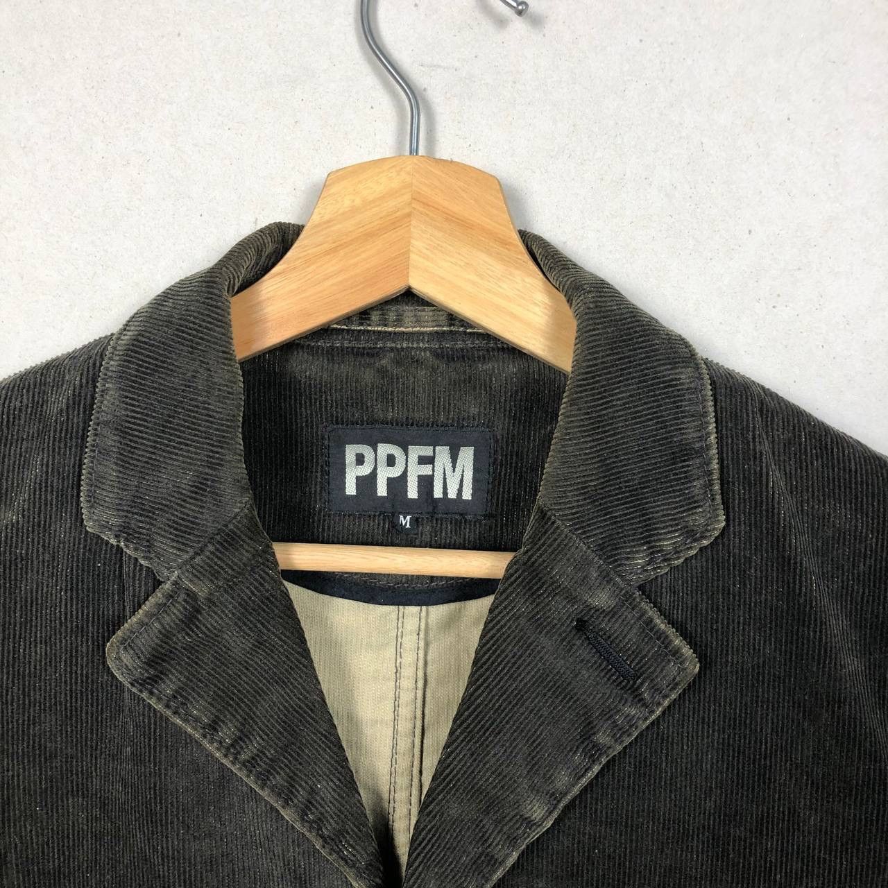 PPFM PPFM Corduroy Brown Army Jacket Harajuku Fashion Size US M / EU 48-50 / 2 - 4 Thumbnail