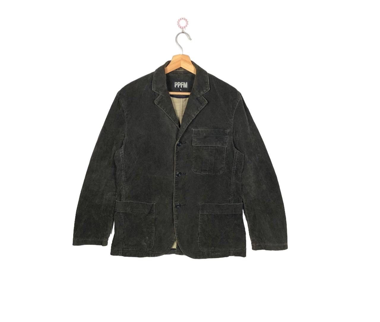 PPFM PPFM Corduroy Brown Army Jacket Harajuku Fashion Size US M / EU 48-50 / 2 - 1 Thumbnail