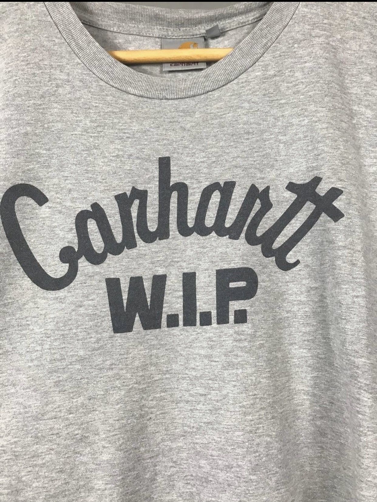 Carhartt × Carhartt Wip Carhartt wip center logo streetwear gray tee Size US M / EU 48-50 / 2 - 5 Thumbnail
