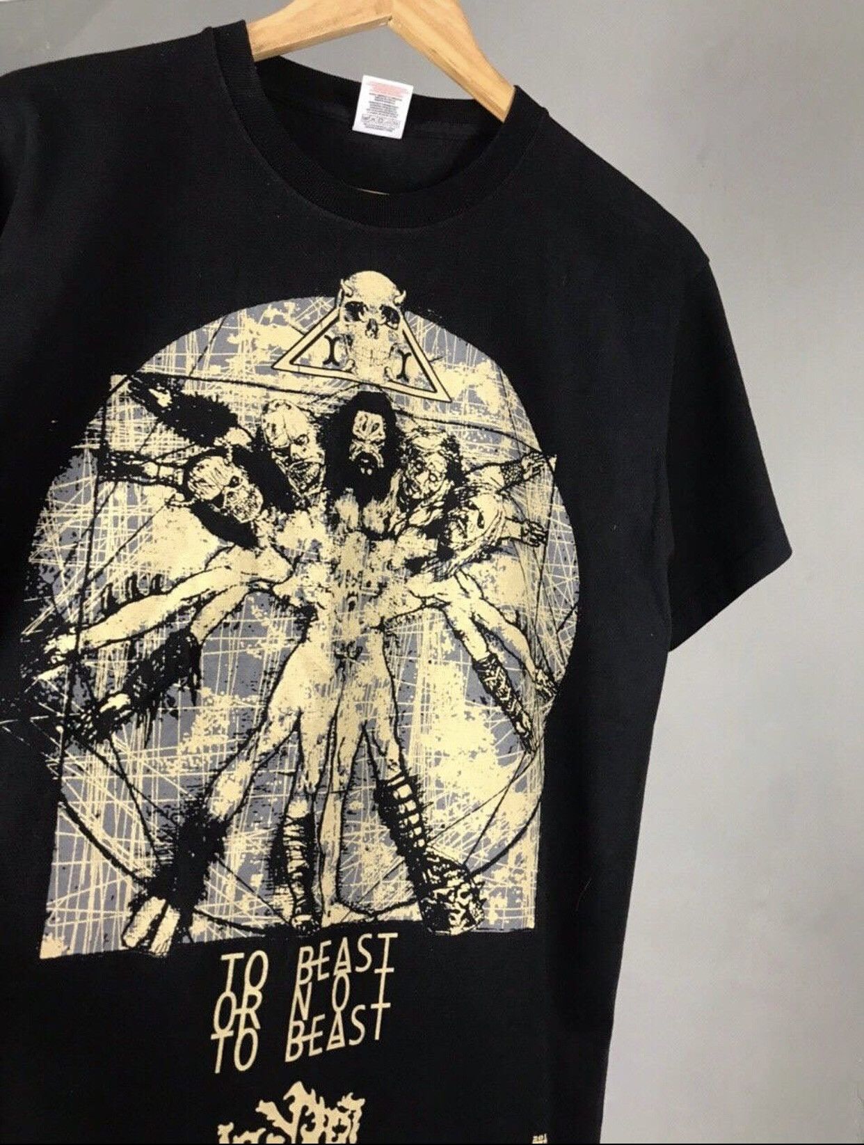 Other To beast it not to beast vintage rock tee Size US M / EU 48-50 / 2 - 3 Thumbnail