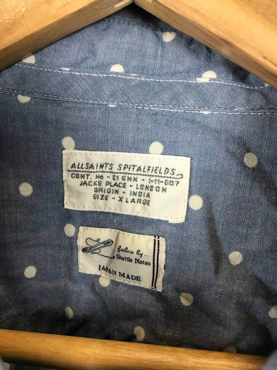 Allsaints Allsaints luxury streetwear Japanese brand shirt Size US XL / EU 56 / 4 - 3 Thumbnail