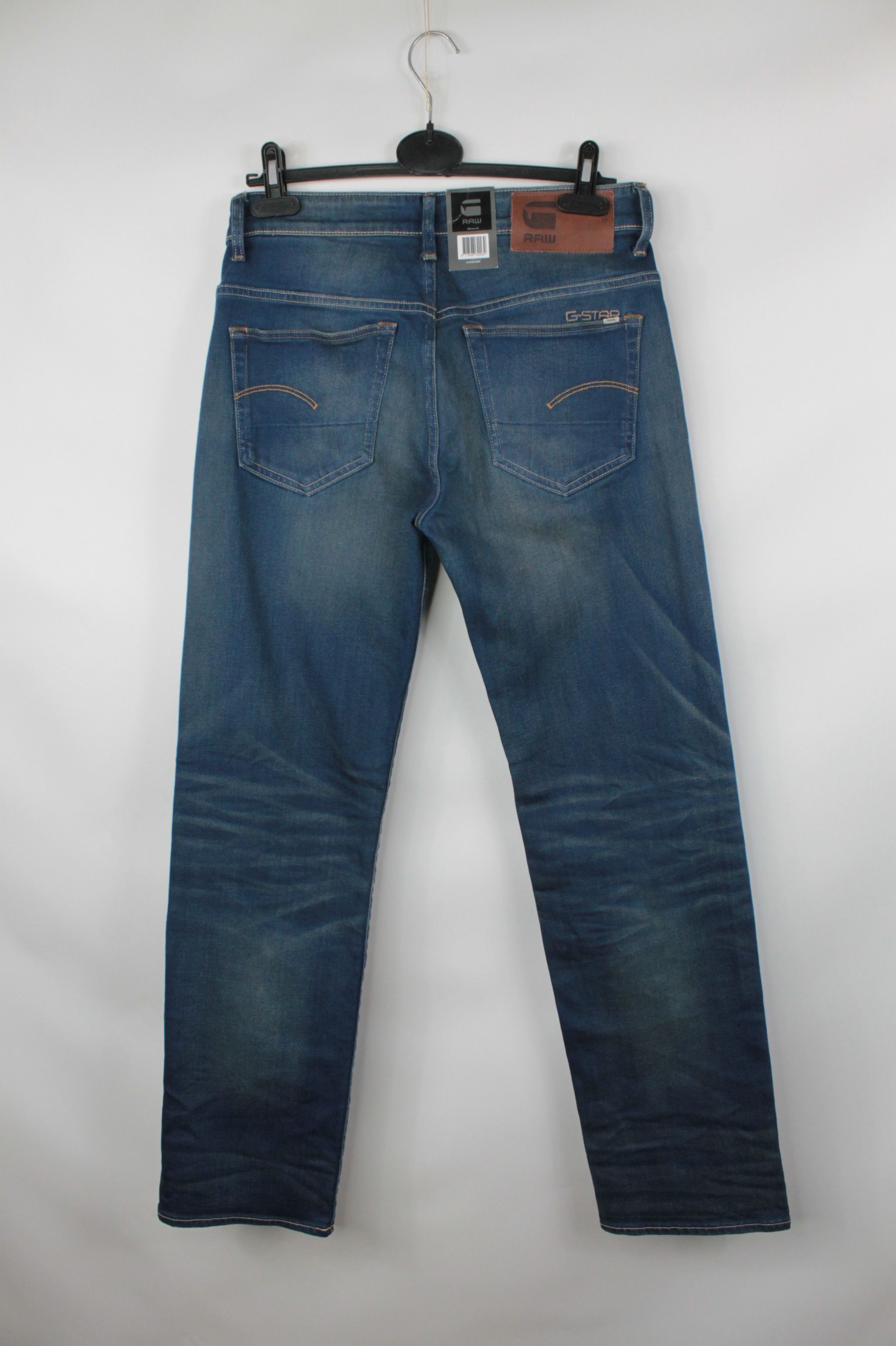 G-Star G-Star Raw 3301 Loose Fit Blue Denim Jeans Size US 27 - 8 Thumbnail