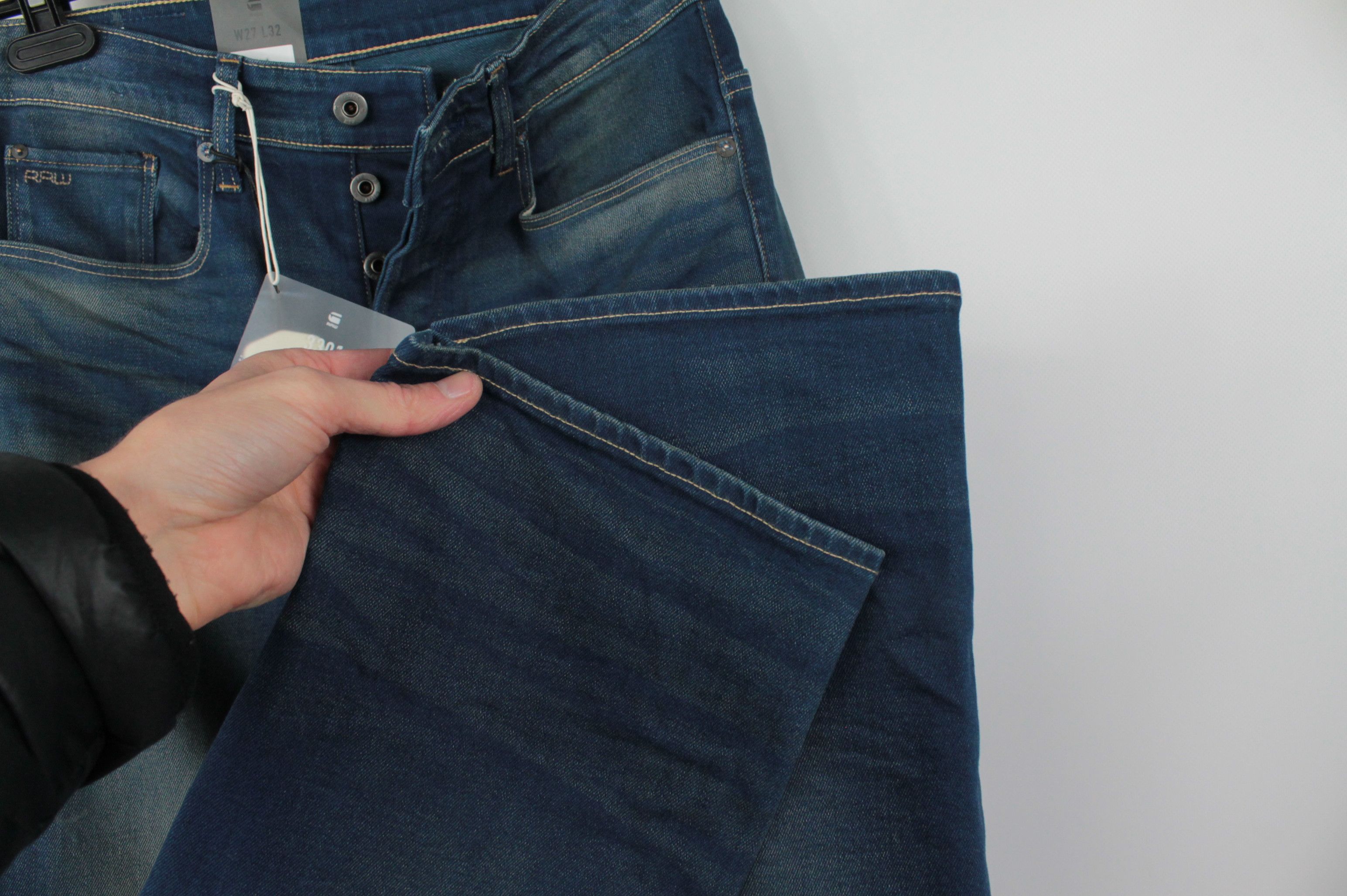 G-Star G-Star Raw 3301 Loose Fit Blue Denim Jeans Size US 27 - 7 Thumbnail