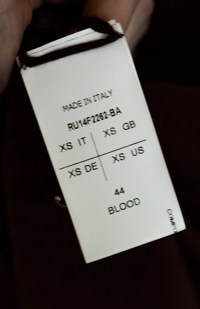 Rick Owens Oversized tee Moody fw14 blood Size US S / EU 44-46 / 1 - 8 Thumbnail