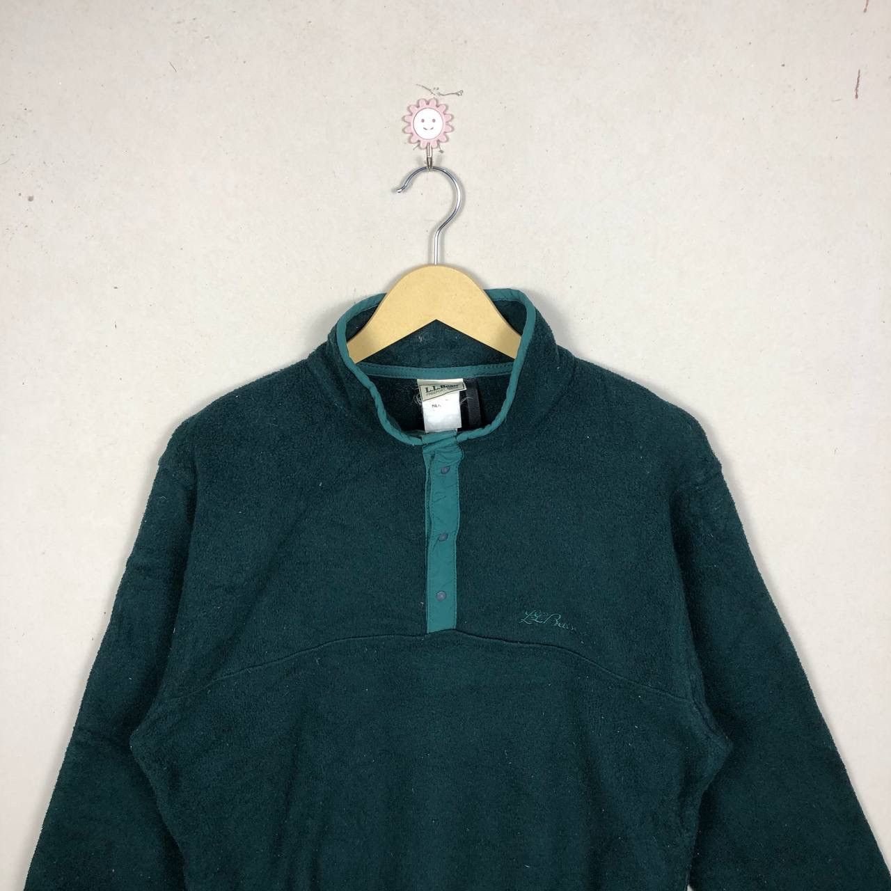 L.L. Bean × Vintage Vintage 90s L.L Bean Pile Fleece Ambush Army Jacket Size US M / EU 48-50 / 2 - 3 Thumbnail