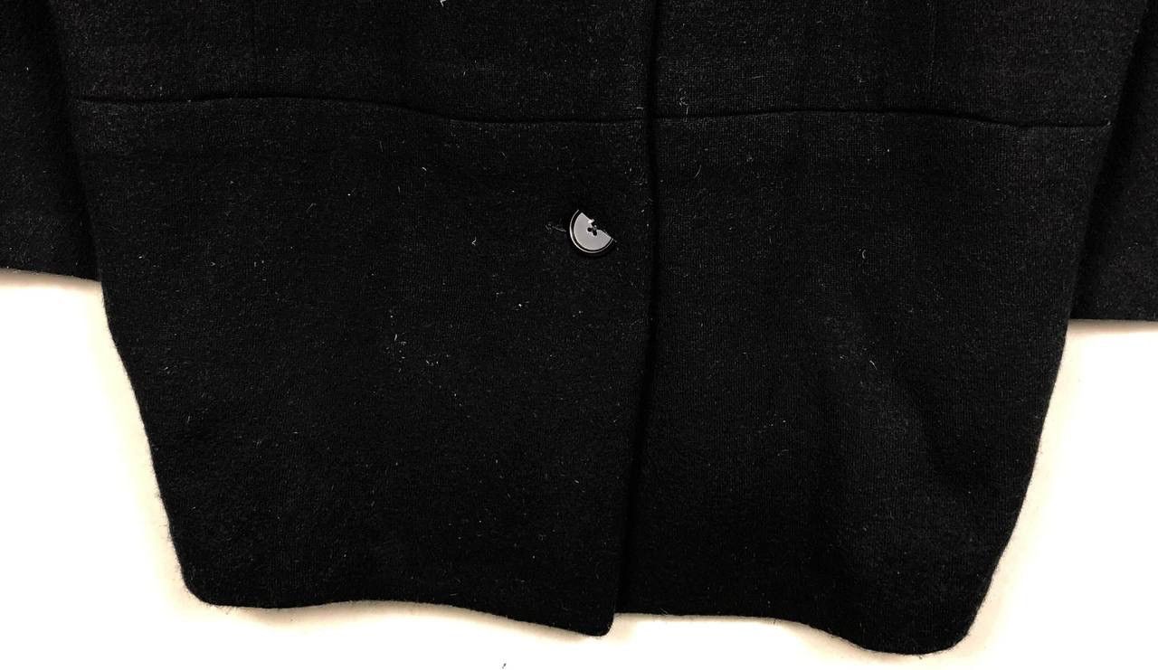 DKNY Vintage 90s DKNY Wool Mohair Hype Black Jacket Size US L / EU 52-54 / 3 - 8 Thumbnail