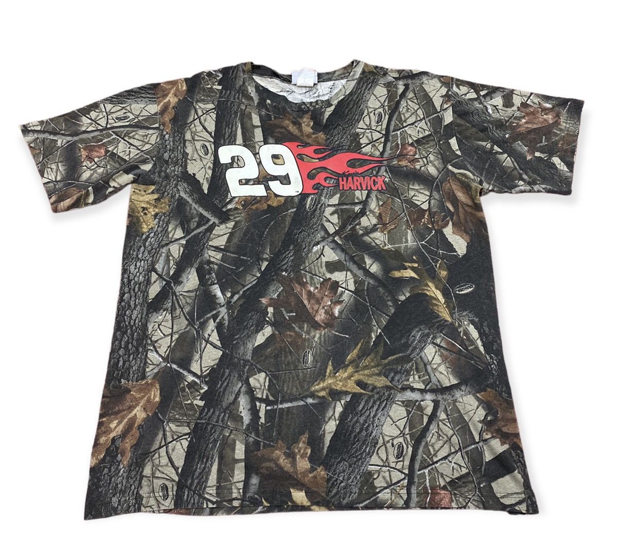 Vintage NASCAR Harvick Shirt aop