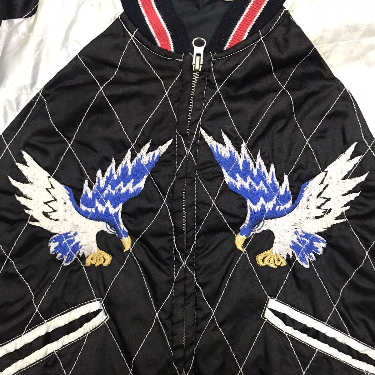 Japanese Brand × Vintage 💥RARE💥 Vintage Eagle Sukajan Jacket Embroidered Size US M / EU 48-50 / 2 - 4 Thumbnail