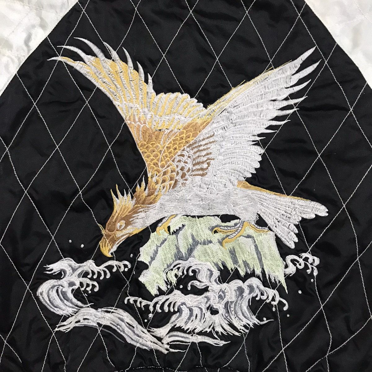 Japanese Brand × Vintage 💥RARE💥 Vintage Eagle Sukajan Jacket Embroidered Size US M / EU 48-50 / 2 - 5 Thumbnail