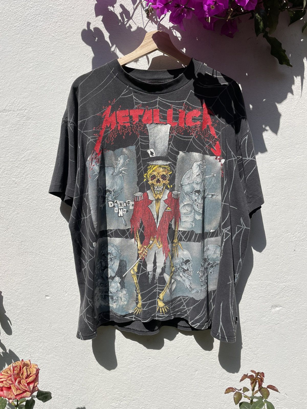 Brockum × Metallica × Vintage 1992 Metallica Pushead Ringmaster AOP ...