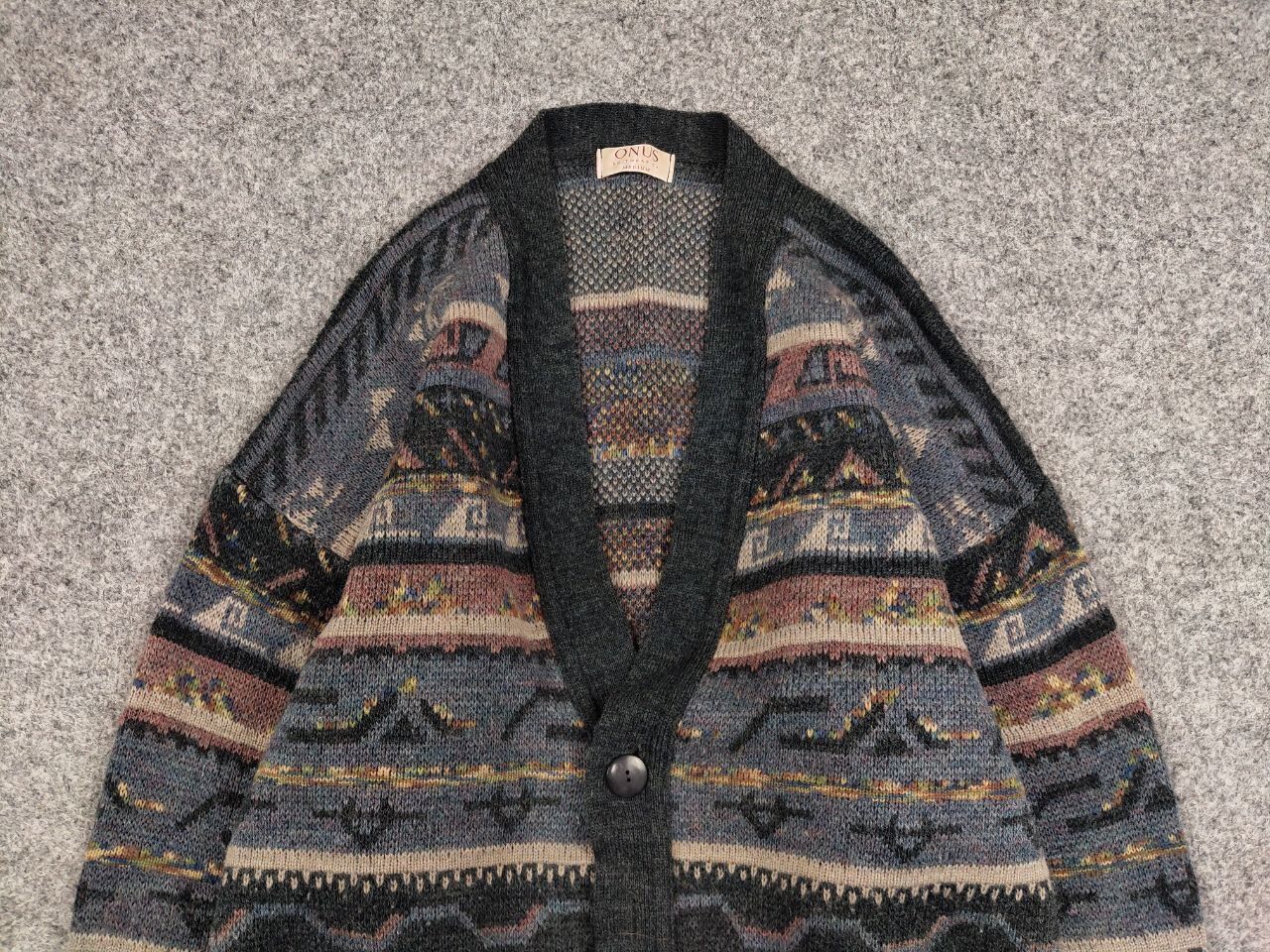 Japanese Brand Vintage 90's Japanese Patterned Cardigan Knitted Sweater Size US M / EU 48-50 / 2 - 7 Thumbnail