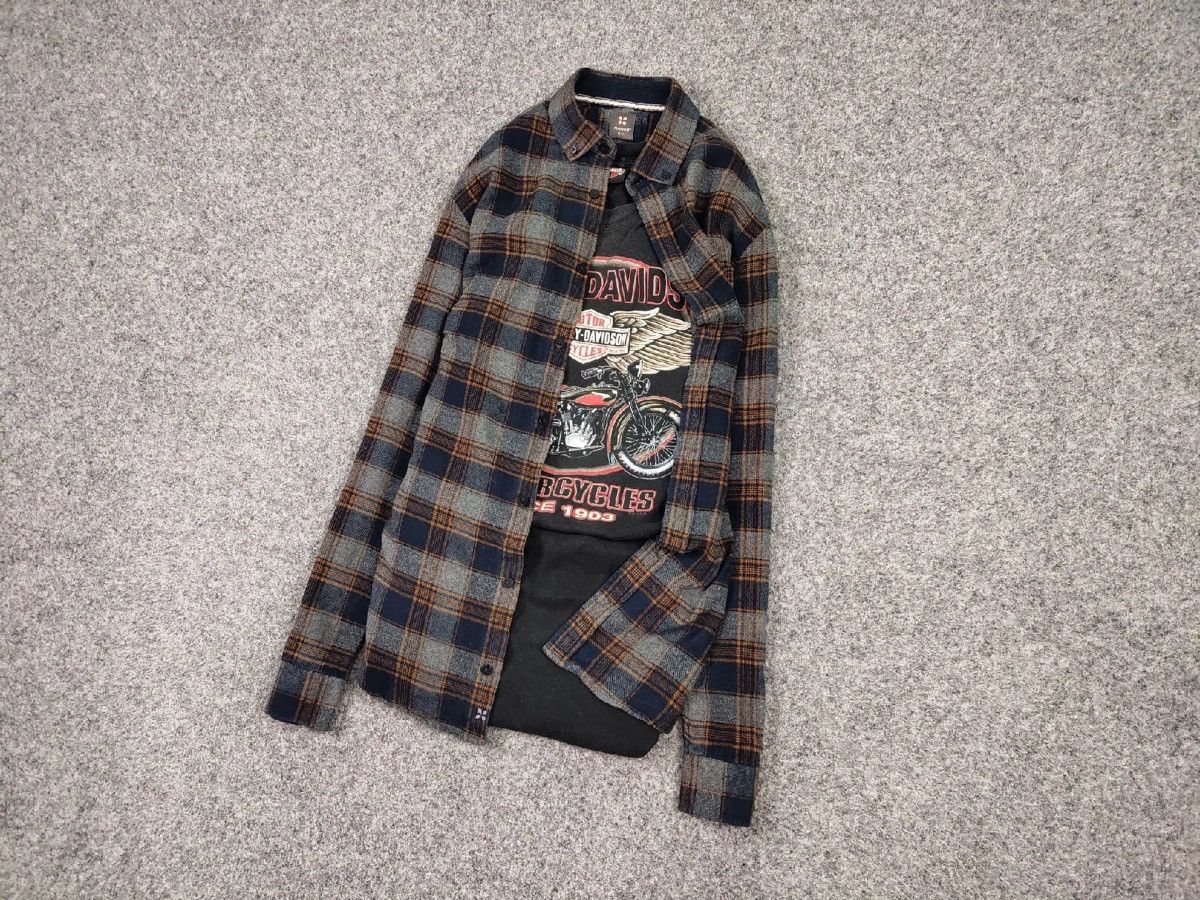 Flannel Vintage Flannel Shirt Travis Scott Style Streetwear Hype Size US M / EU 48-50 / 2 - 7 Thumbnail