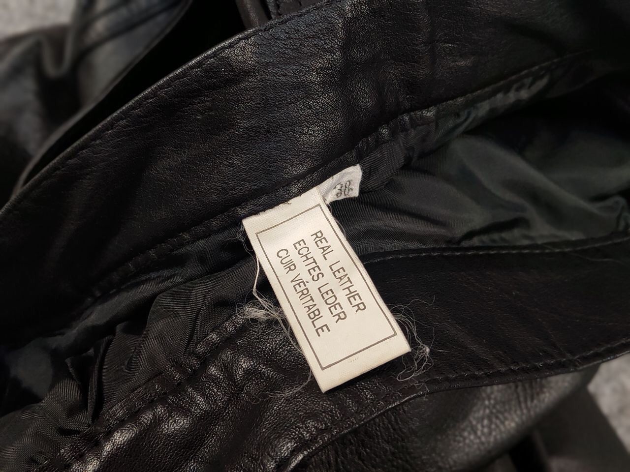 If Six Was Nine Vtg Japanese Avant Garde If Six Was Nine Y2K leather Pants Size US 29 - 19 Thumbnail