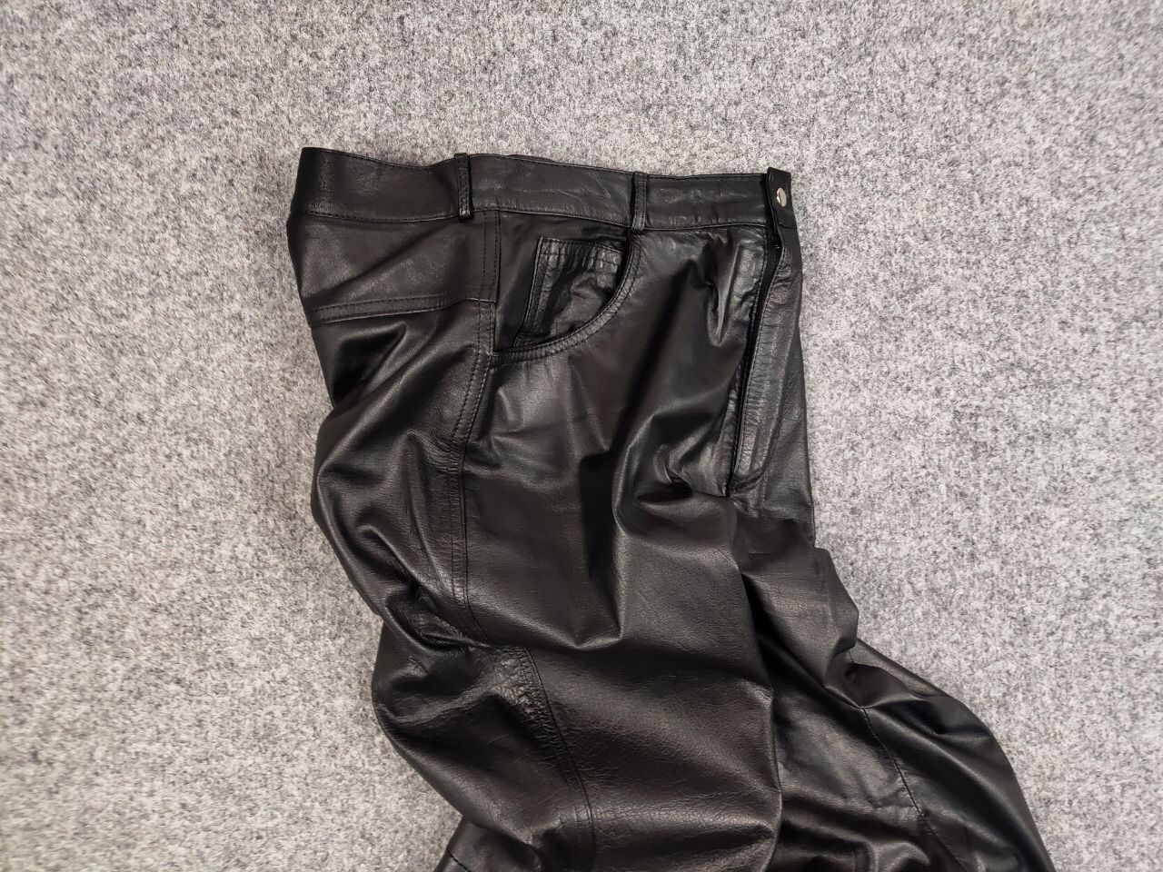 If Six Was Nine Vtg Japanese Avant Garde If Six Was Nine Y2K leather Pants Size US 29 - 18 Thumbnail
