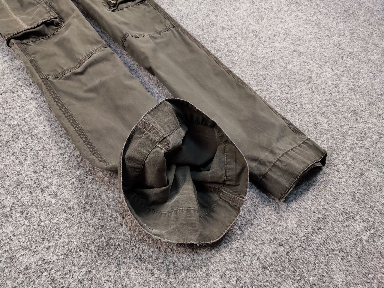 Japanese Brand Vintage Cargo Pants Travis Scott Japan Zip Pocket Olive Size US 33 - 12 Thumbnail