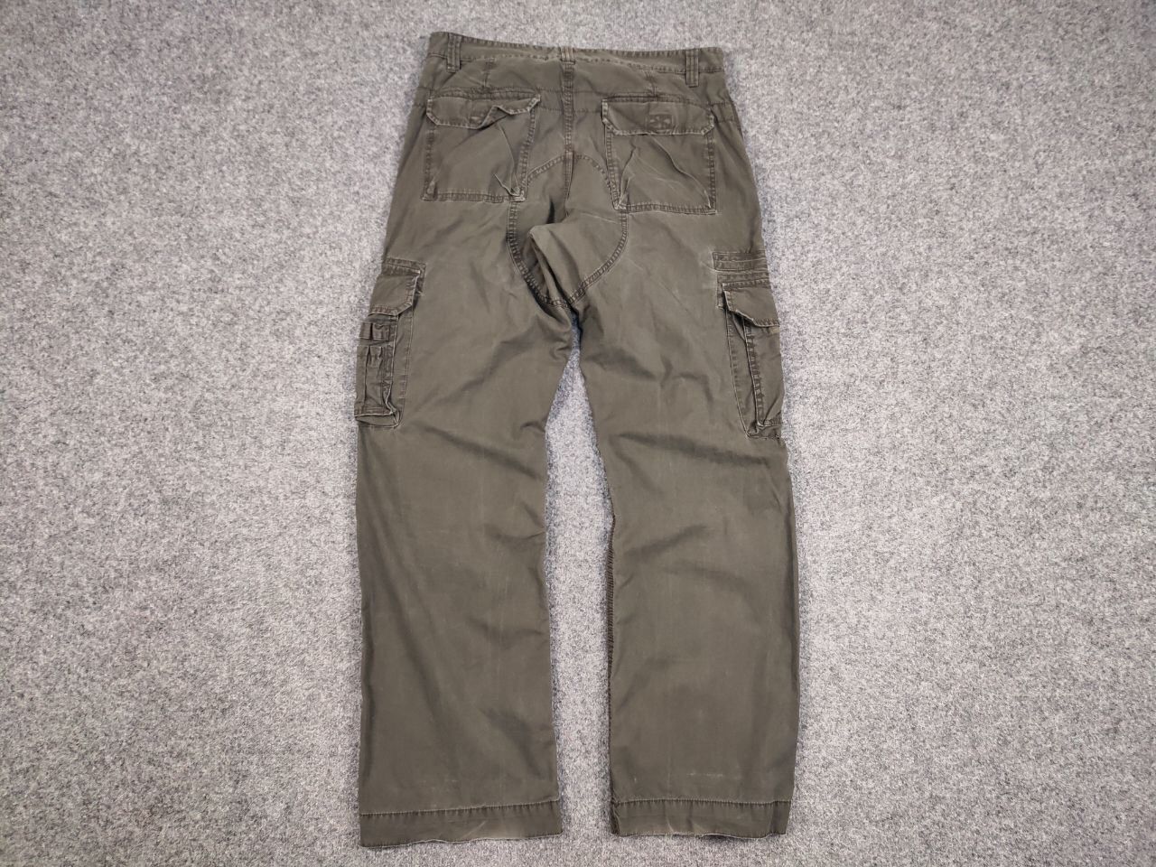 Japanese Brand Vintage Cargo Pants Travis Scott Japan Zip Pocket Olive Size US 33 - 16 Thumbnail