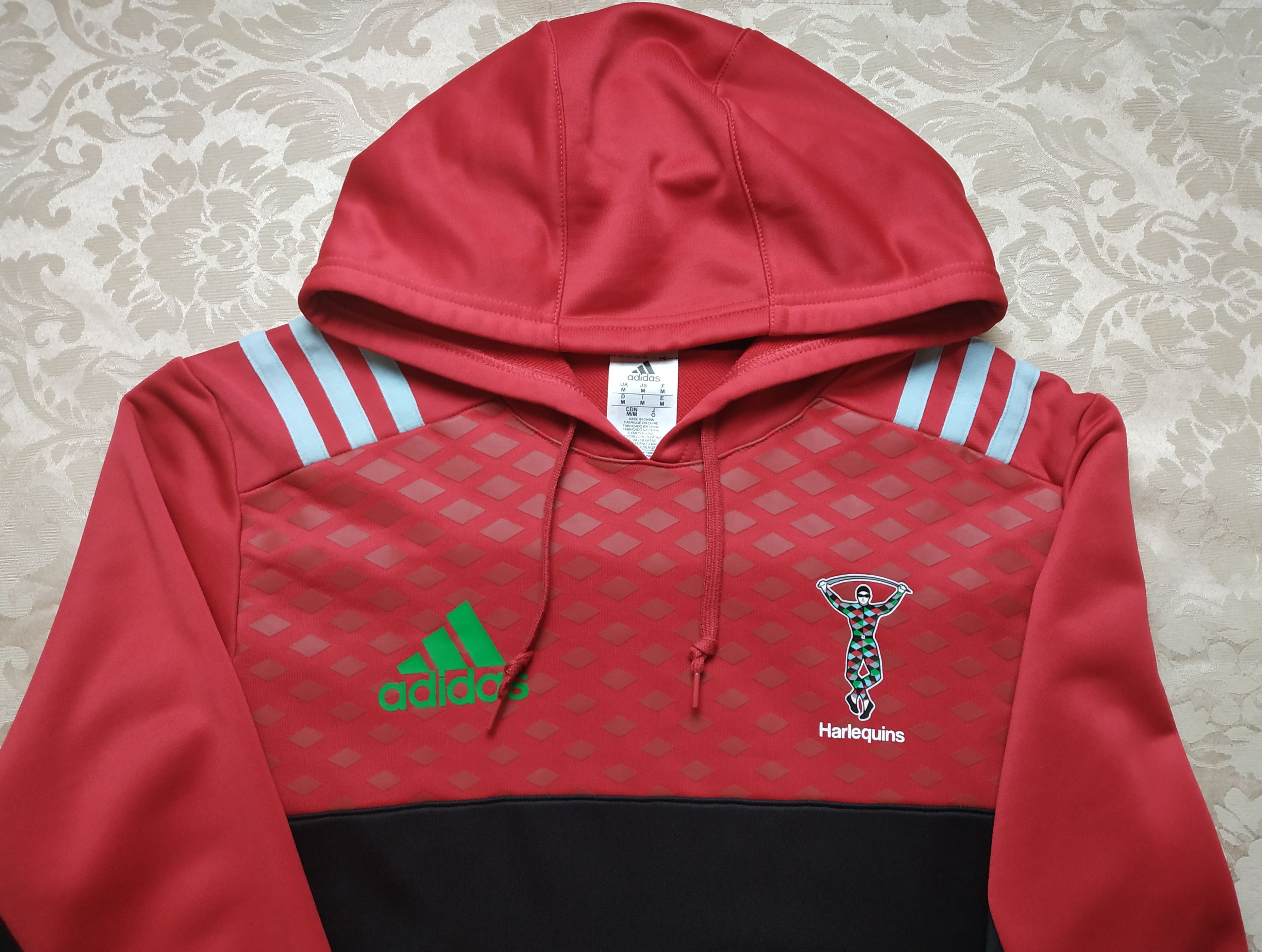 Adidas Adidas Rugby Harlequins Perf Hoody Size US M / EU 48-50 / 2 - 2 Thumbnail