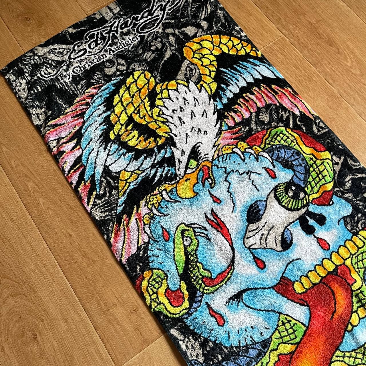 Christian Audigier Ed Hardy Christian Audigier Beach Towel Hype Tattoo Size ONE SIZE - 3 Thumbnail