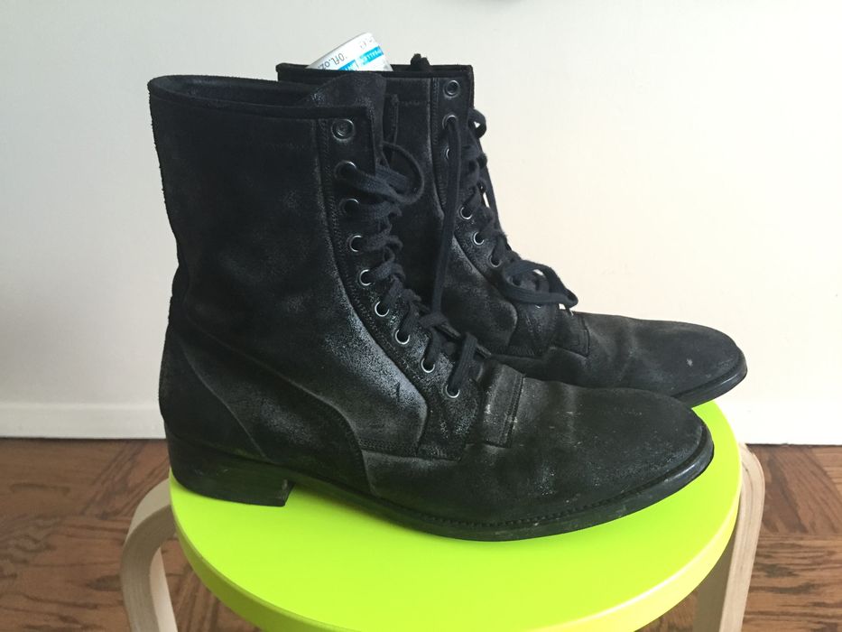 Maison Margiela Distressed Lace Up Boots Size US 9 / EU 42 - 1 Preview