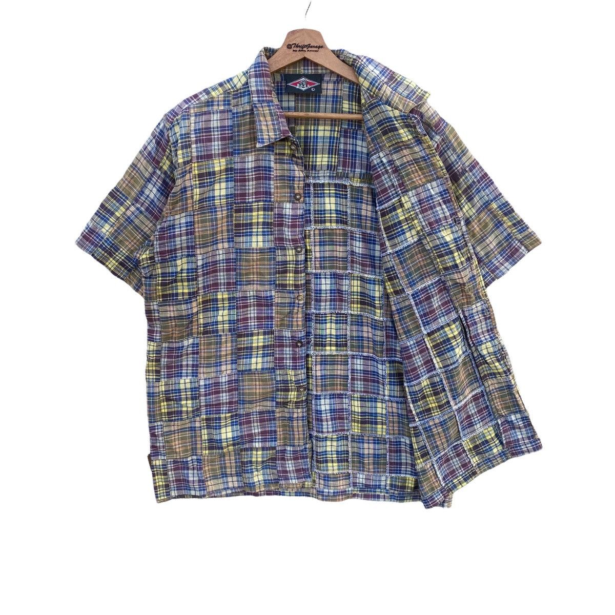 Golden Bear × Vintage Vintage Bear Usa Patchwork Shortsleeve Button Ups Size US L / EU 52-54 / 3 - 10 Thumbnail