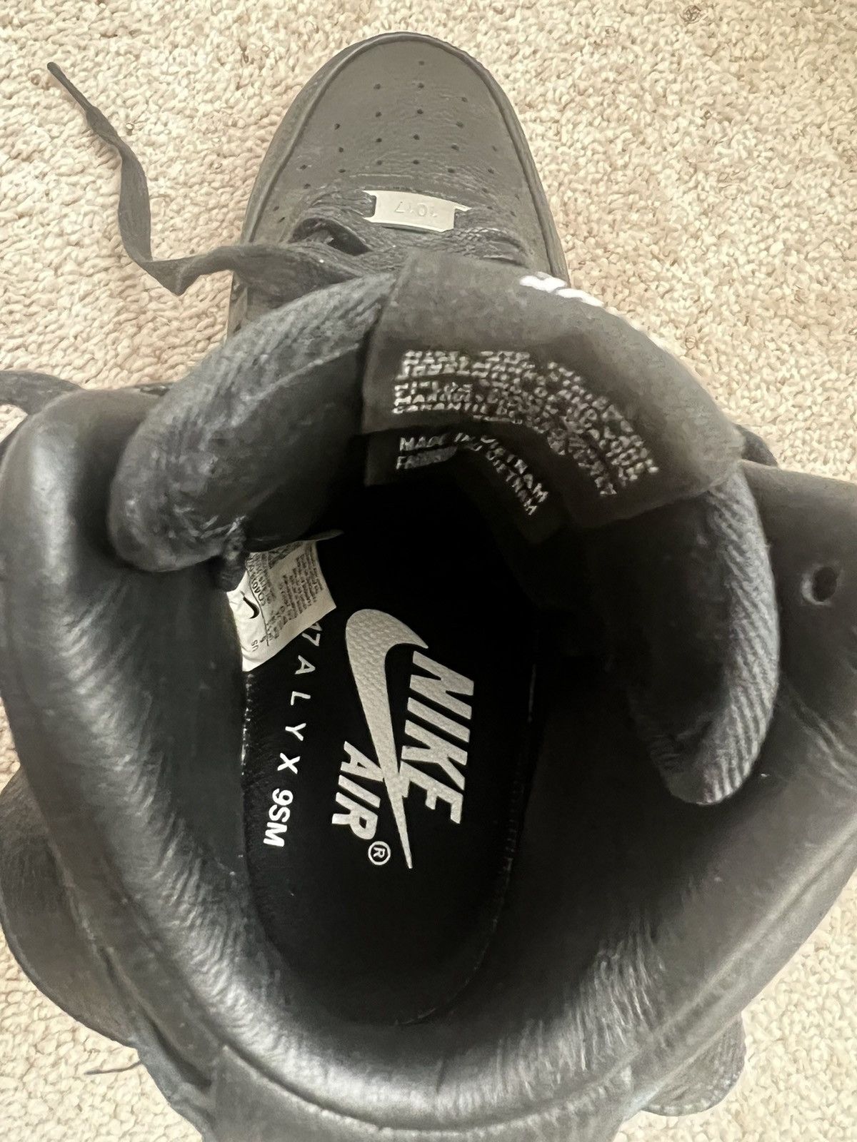 1017 ALYX 9SM × Alyx × Nike Air Force 1 HI / ALYX Size US 6 / EU 39 - 8 Thumbnail