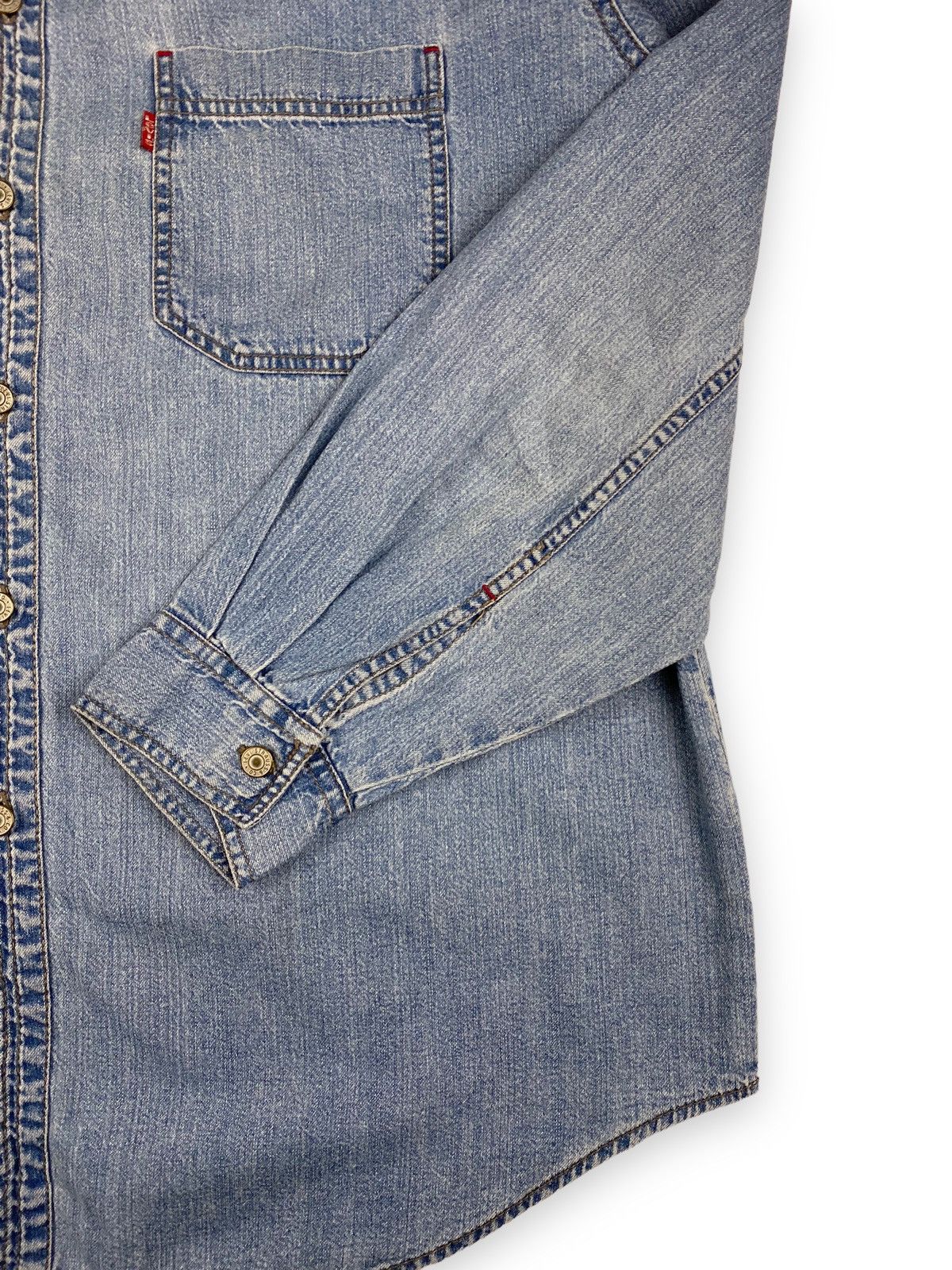 Levi's Mens Vintage Levis Long Sleeve T Shirt Denim Size XL Size US XL / EU 56 / 4 - 5 Thumbnail