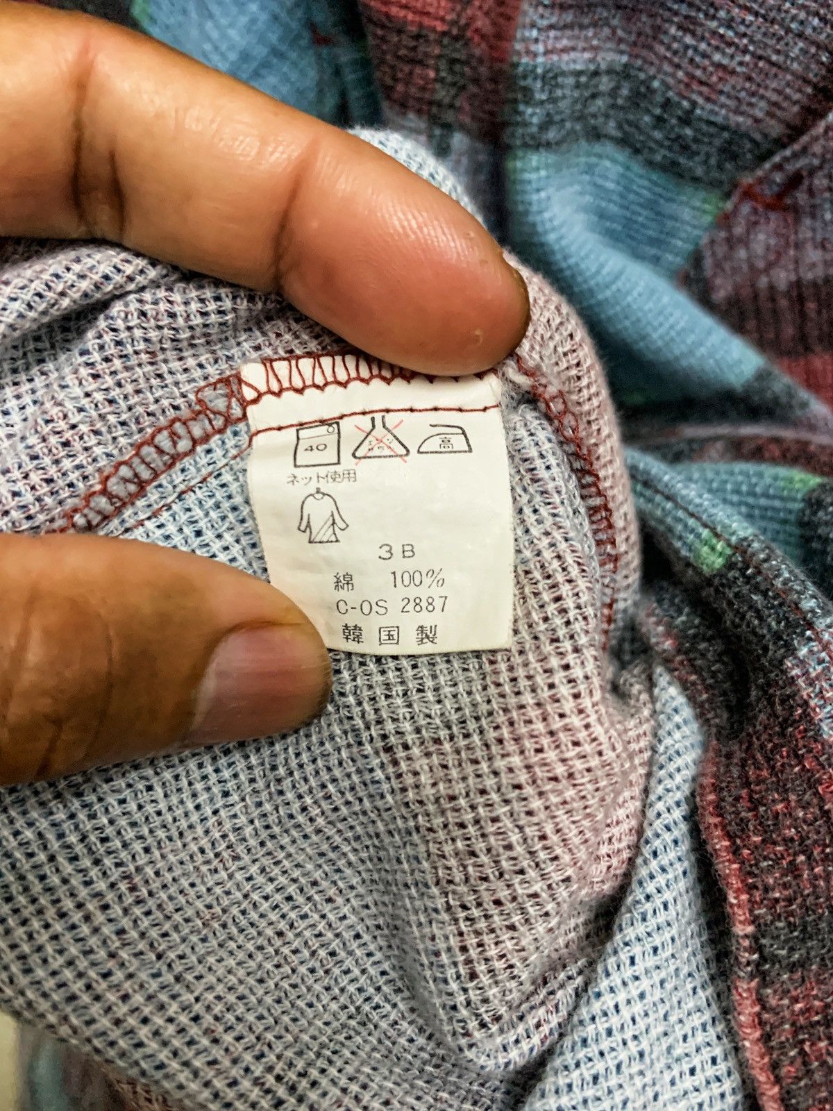 Japanese Brand × Vintage Vintage Half Zipper Neck Shirt. Size US L / EU 52-54 / 3 - 10 Thumbnail