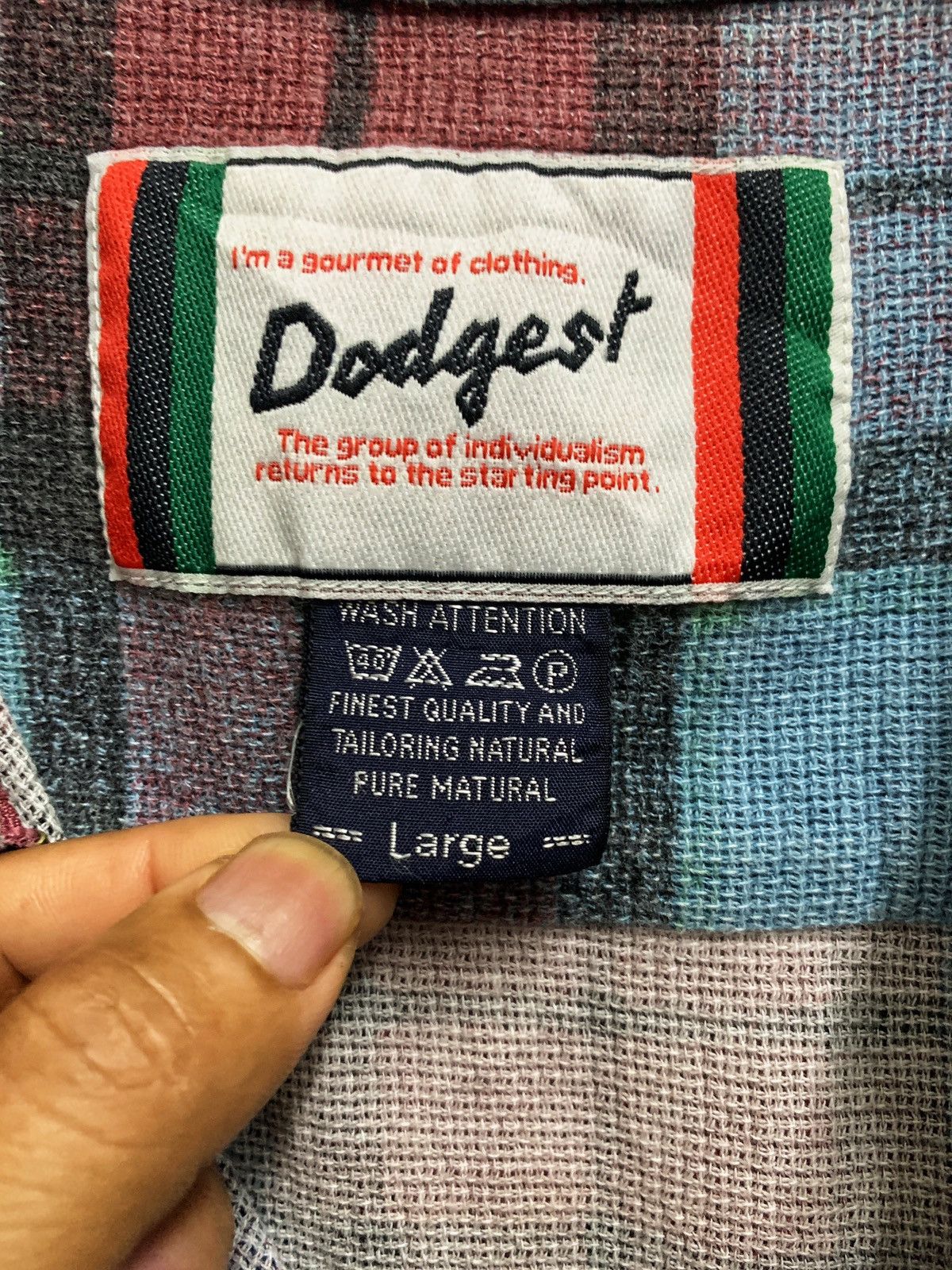 Japanese Brand × Vintage Vintage Half Zipper Neck Shirt. Size US L / EU 52-54 / 3 - 9 Thumbnail