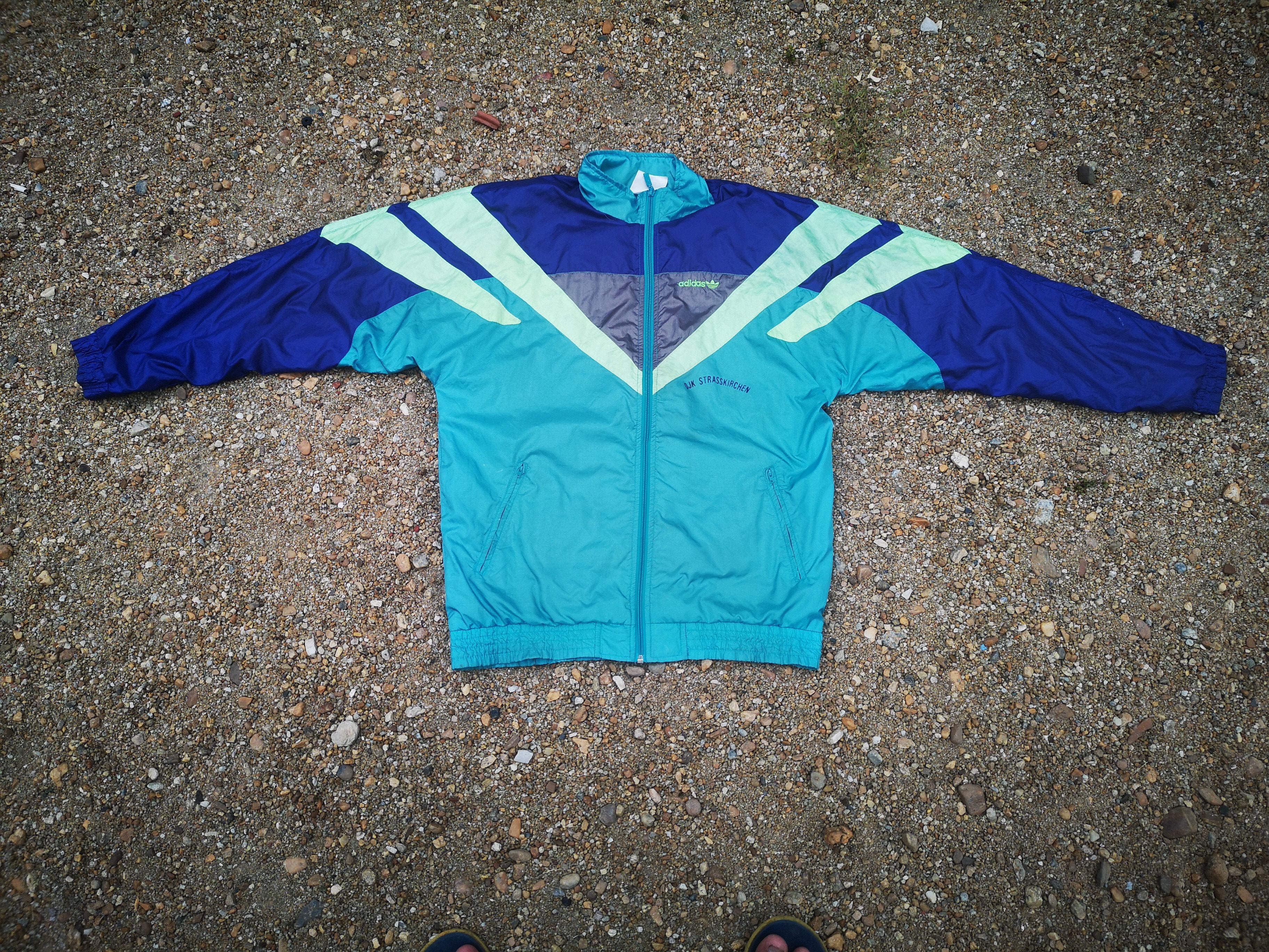 Adidas Vintage Adidas Djk Strasskirchen Jacket Size US L / EU 52-54 / 3 - 3 Thumbnail