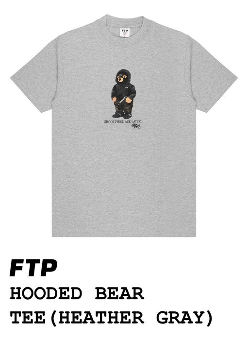 FTP HOODED BEAR TEE HEATHER GRAY L TシャツXLの物とかございませんか