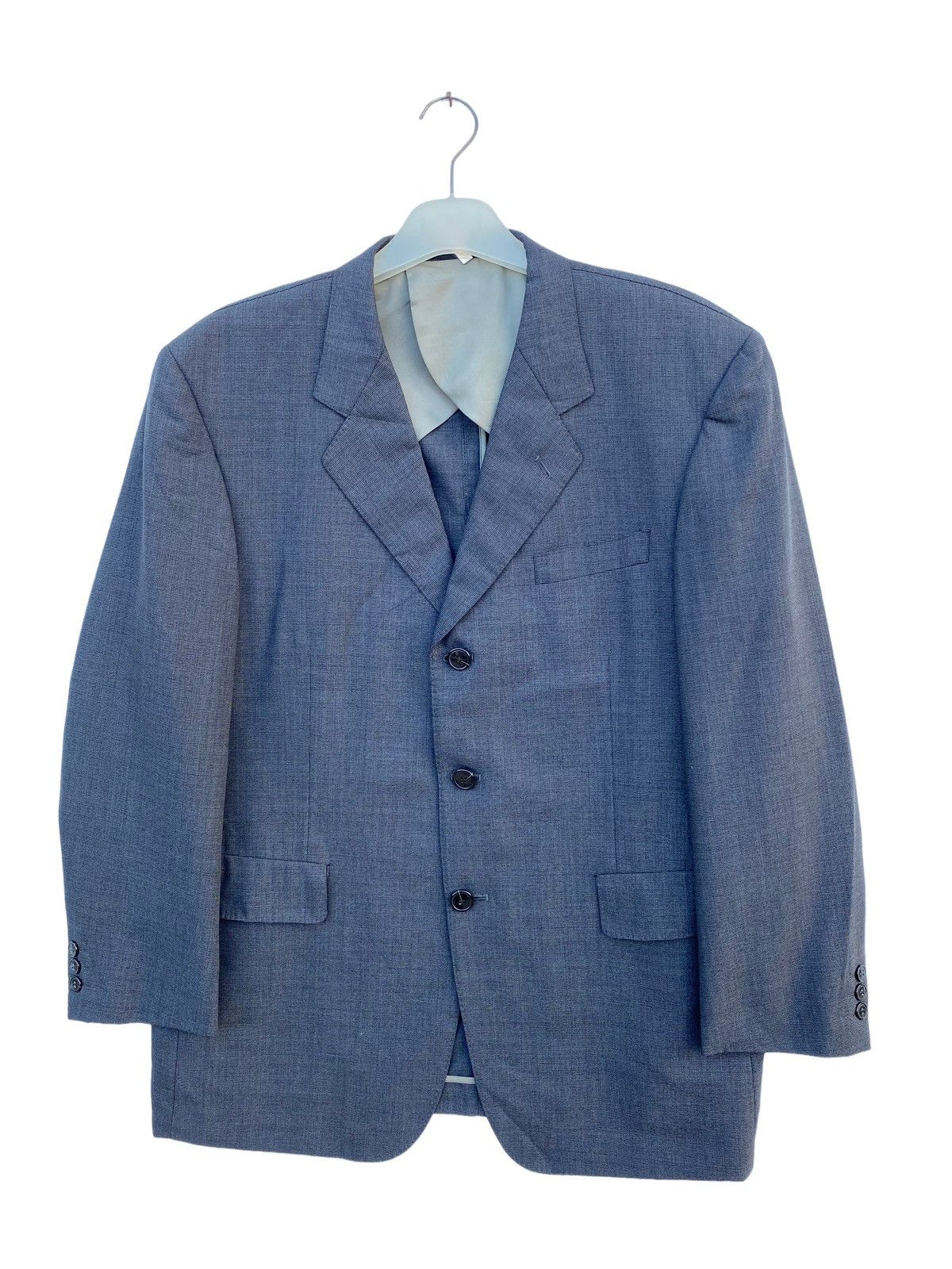 Japanese Brand Vintage Yohji Yamamoto AAR Blazer Jacket Size 48L - 1 Thumbnail