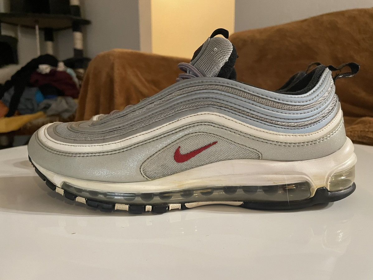 Nike Nike Air Max 97 OG QS - “Silver Bullet” 2017 Size US 9.5 / EU 42-43 - 4 Thumbnail