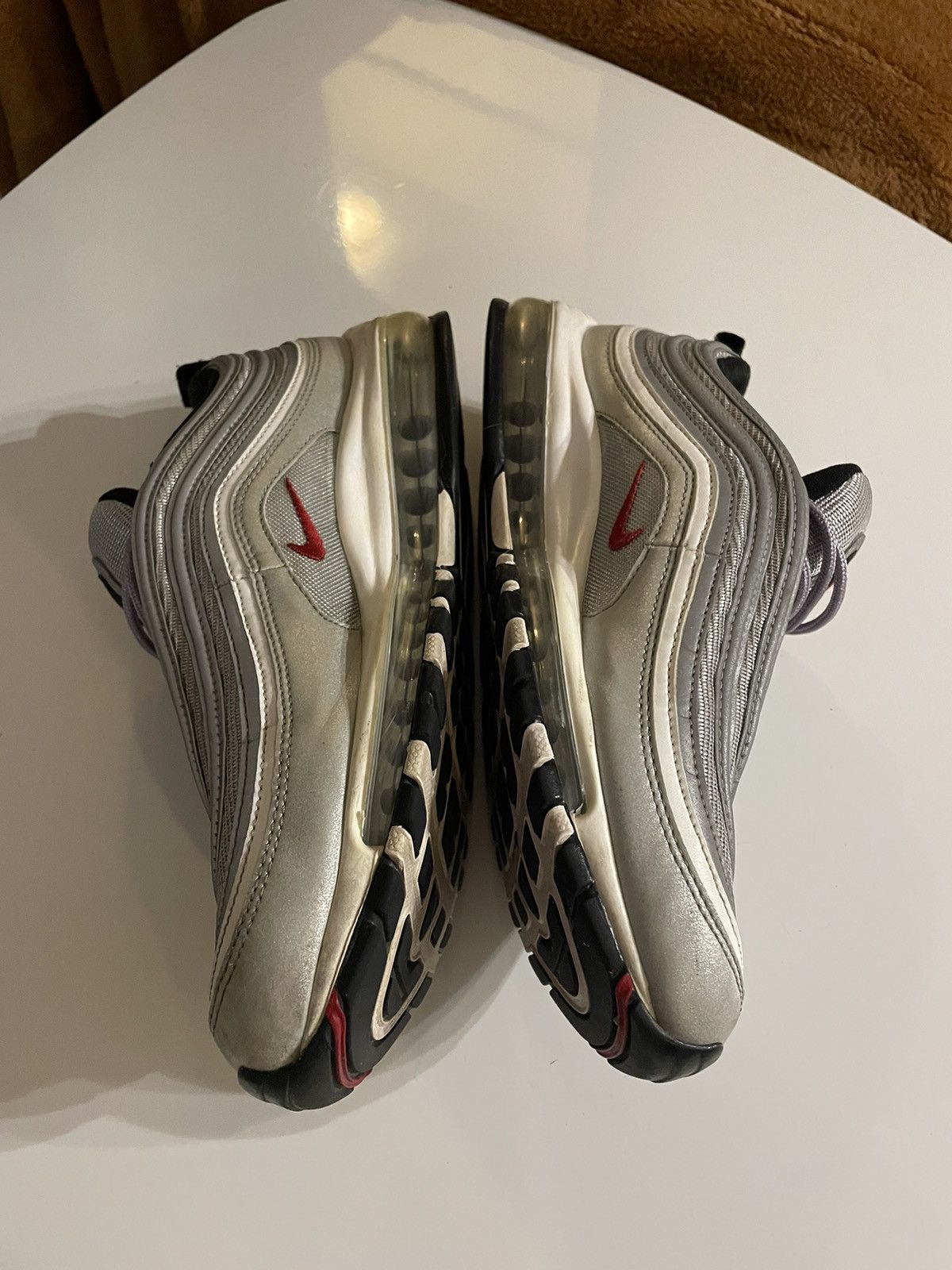 Nike Nike Air Max 97 OG QS - “Silver Bullet” 2017 Size US 9.5 / EU 42-43 - 6 Thumbnail