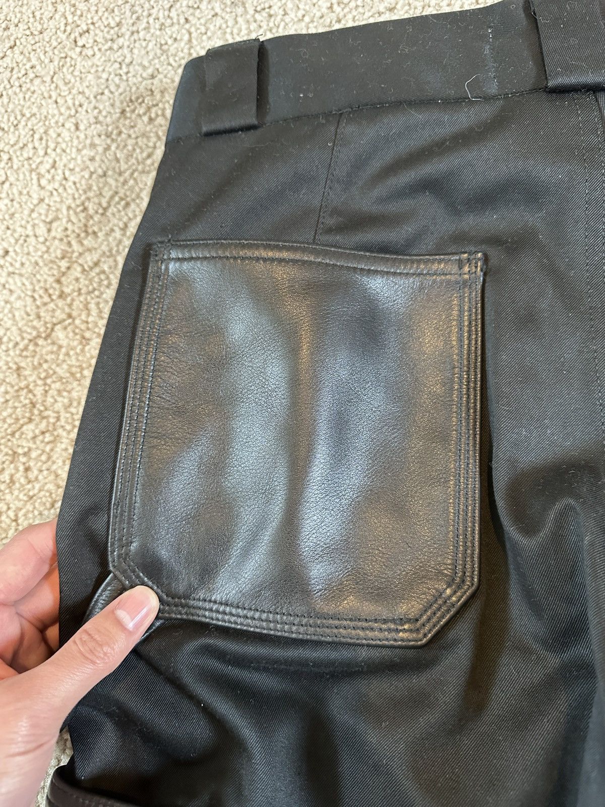 Vuja De Vuja De Adagio Leather Trousers Size 1 FINAL DROP Size US 30 / EU 46 - 10 Thumbnail