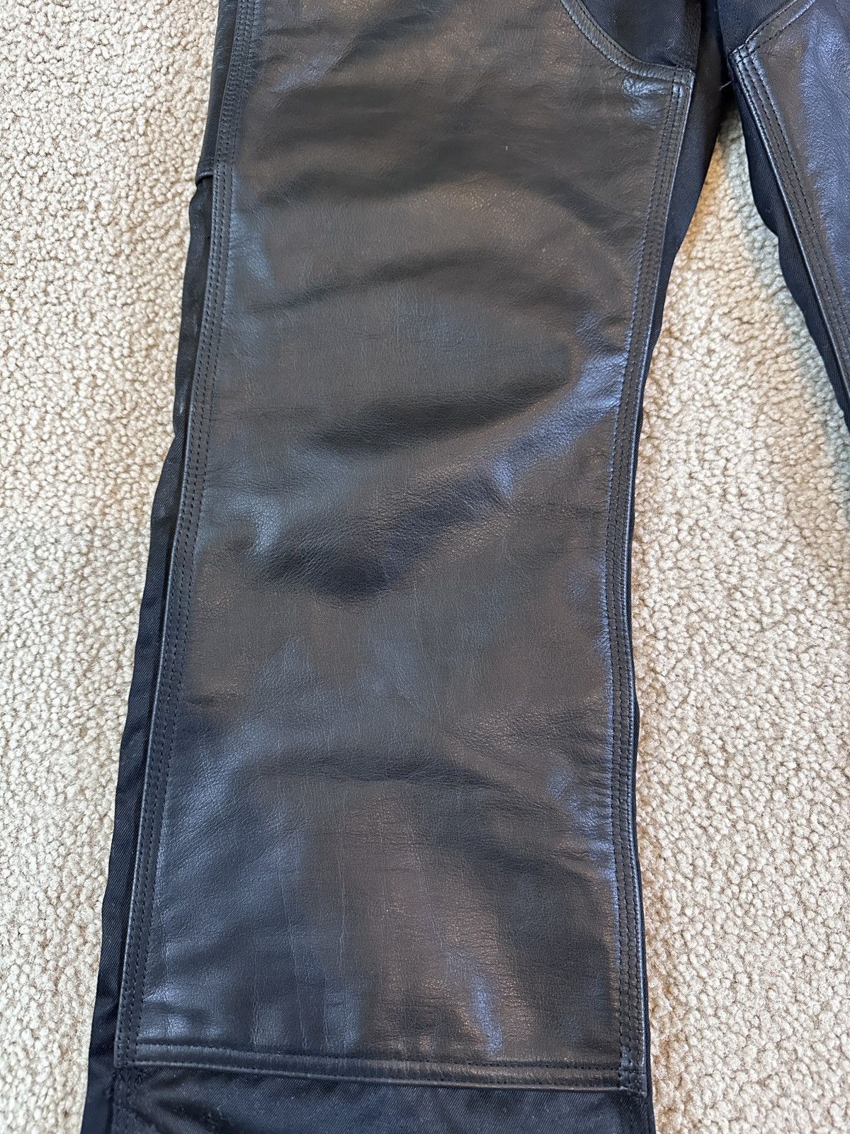 Vuja De Vuja De Adagio Leather Trousers Size 1 FINAL DROP Size US 30 / EU 46 - 3 Thumbnail