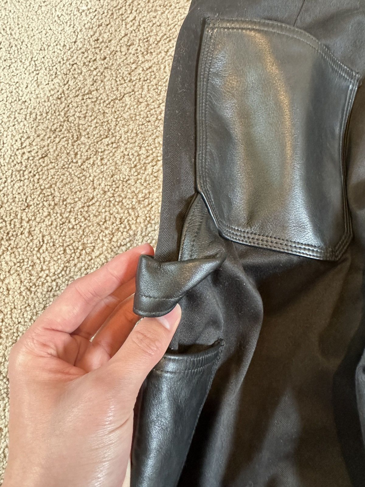 Vuja De Vuja De Adagio Leather Trousers Size 1 FINAL DROP Size US 30 / EU 46 - 11 Thumbnail