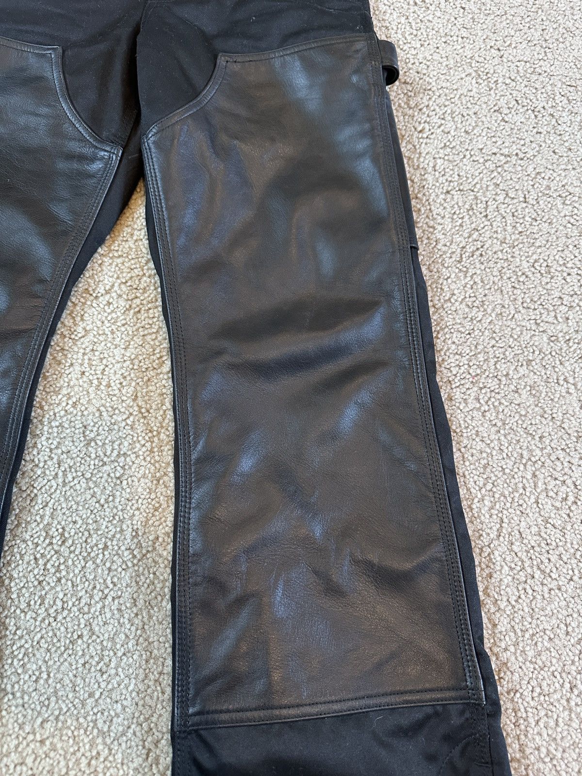 Vuja De Vuja De Adagio Leather Trousers Size 1 FINAL DROP Size US 30 / EU 46 - 4 Thumbnail