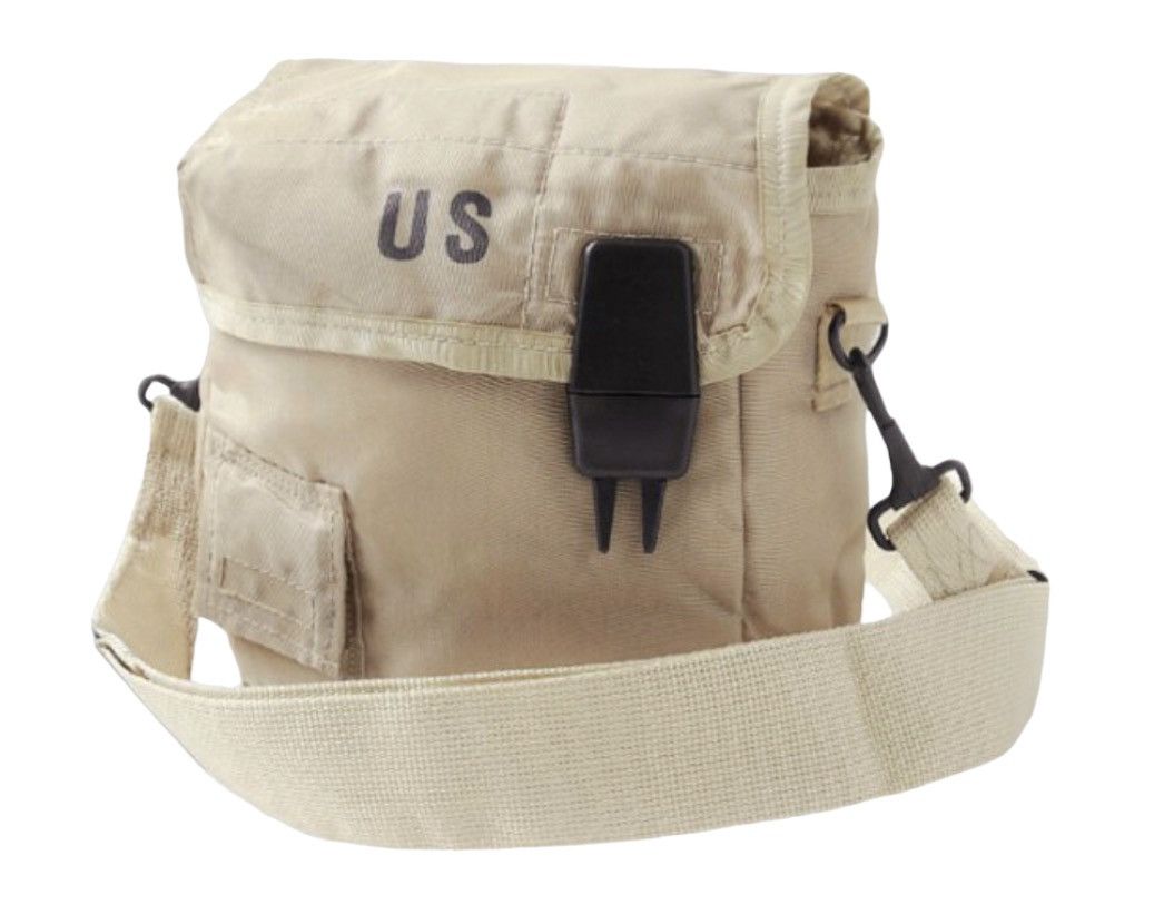 Vintage US Military Sherpa Lined Shoulder Bag